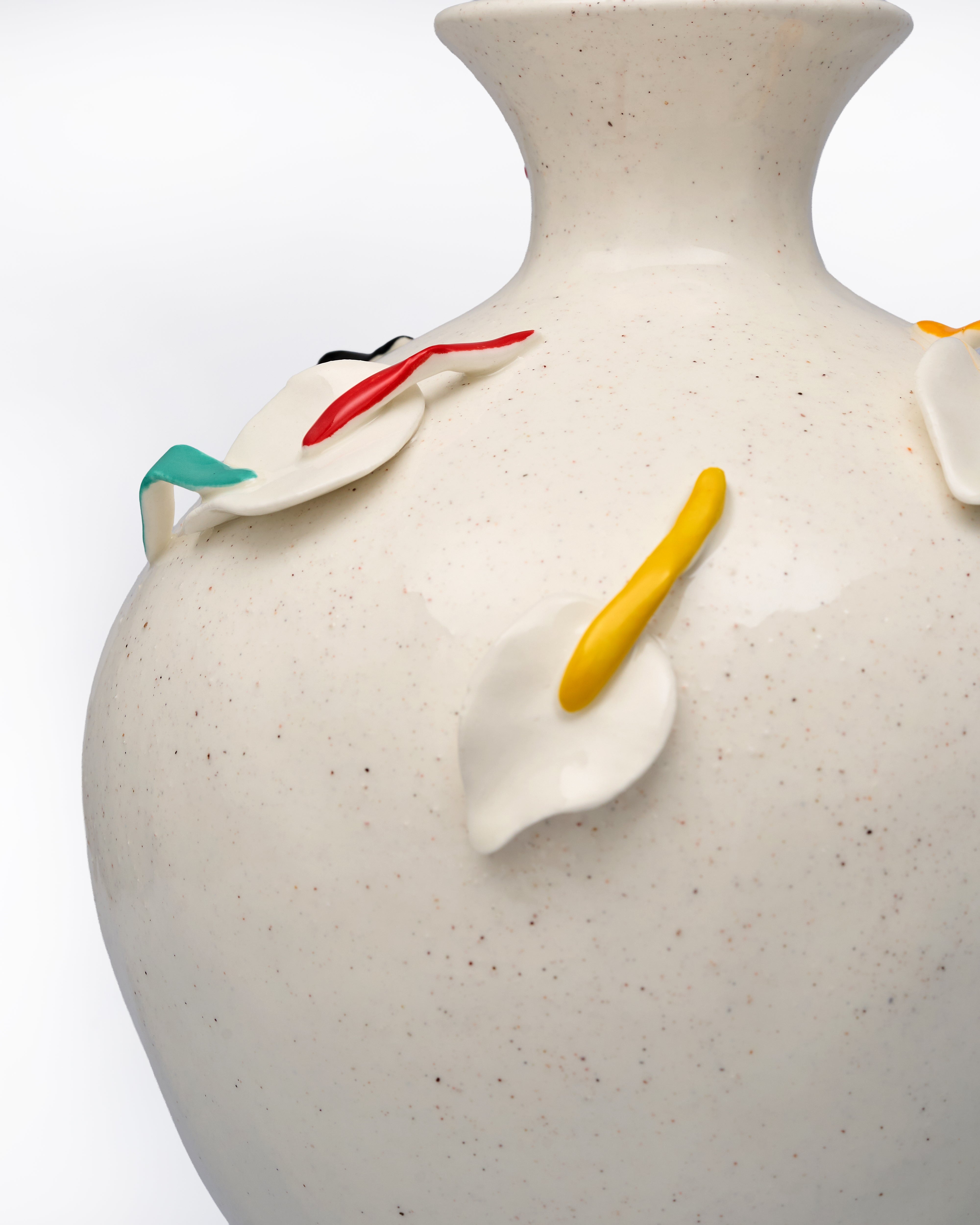 Luna Glaze Ceramic Vase