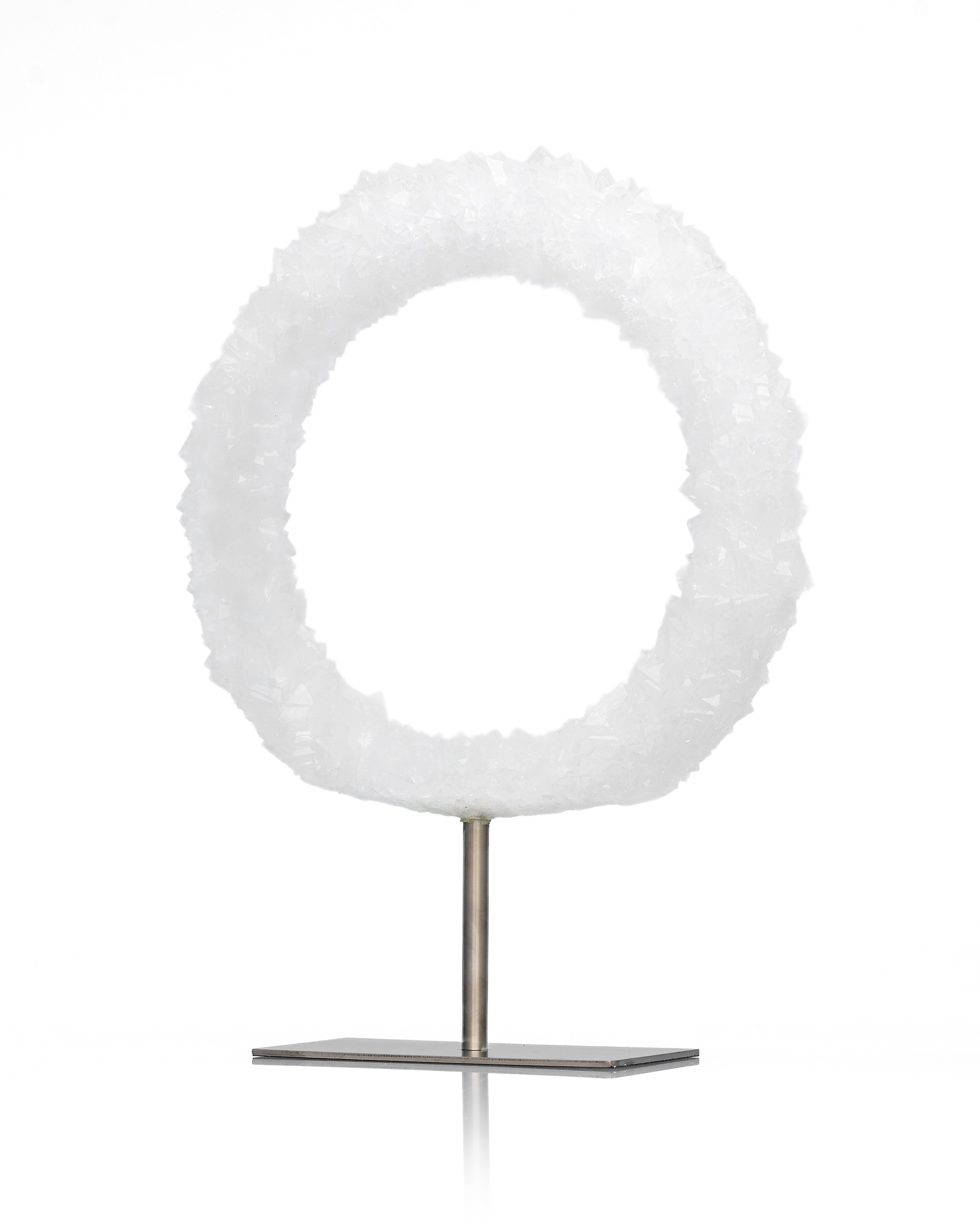 Luna Ring Crystal White Decor