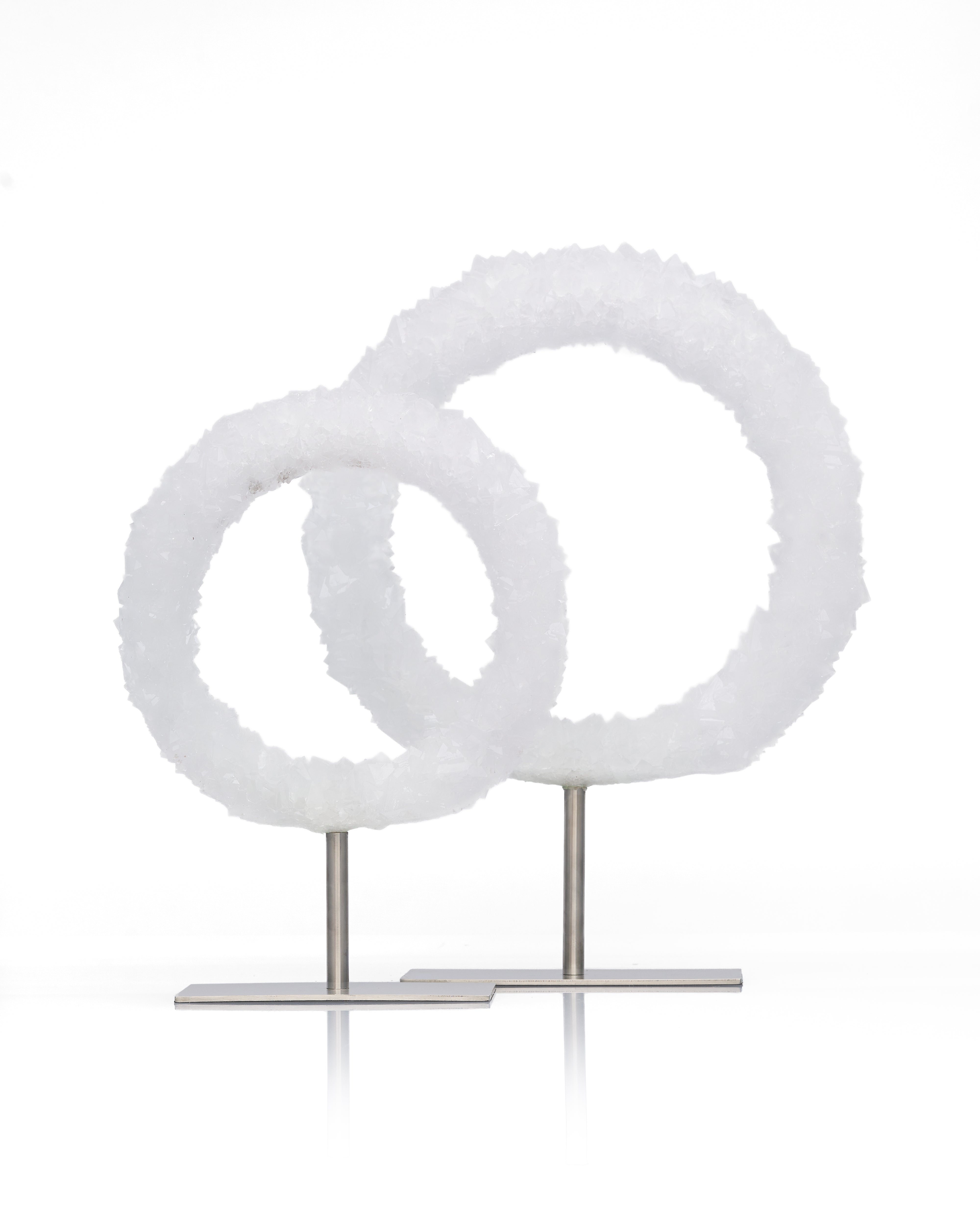 Luna Ring Crystal White Decor