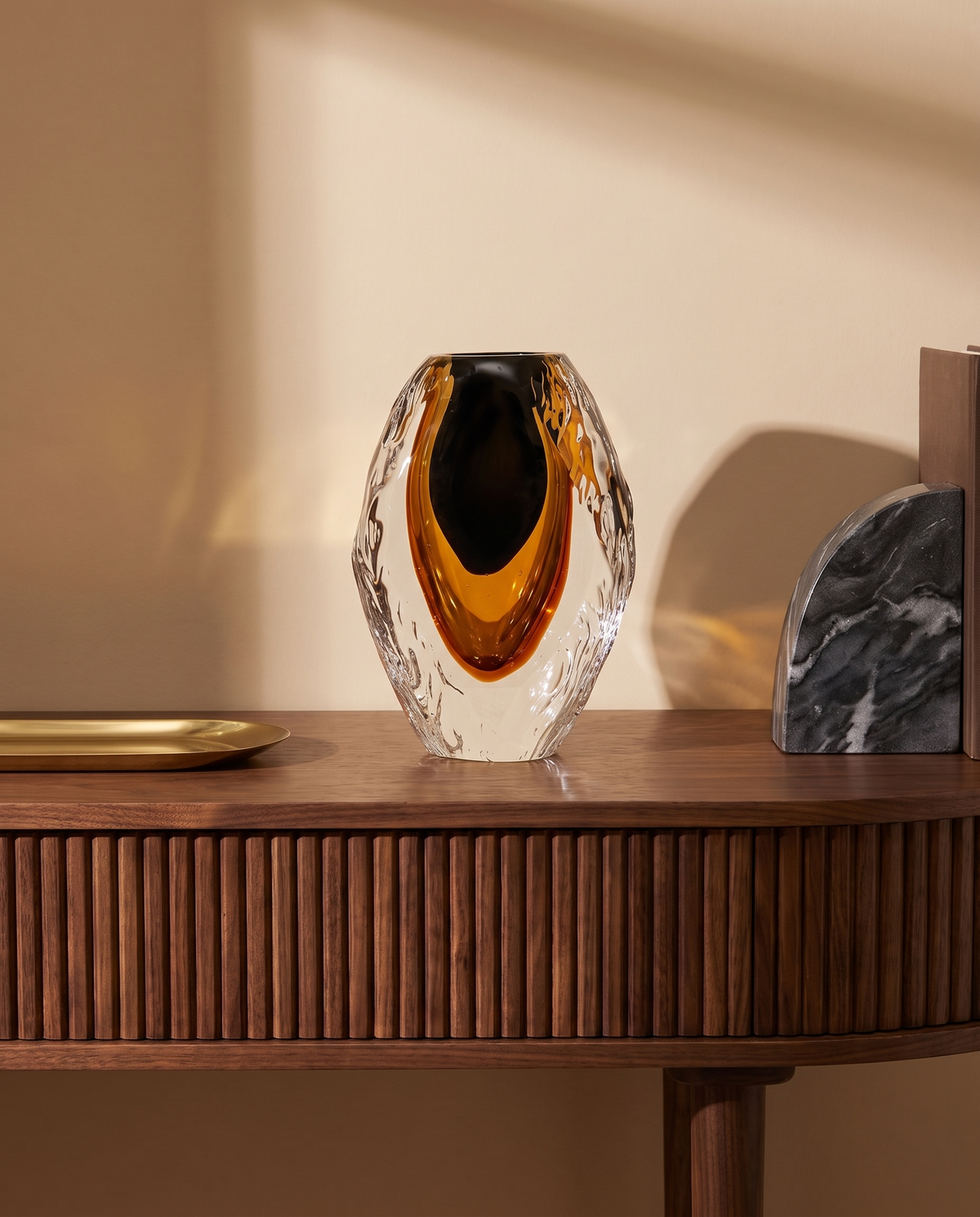 Magma Core Crystal Vase