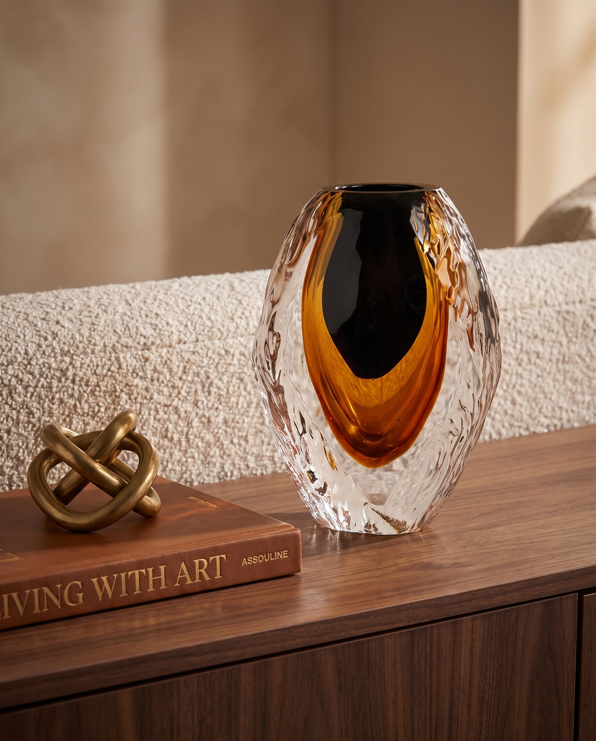 Magma Core Crystal Vase