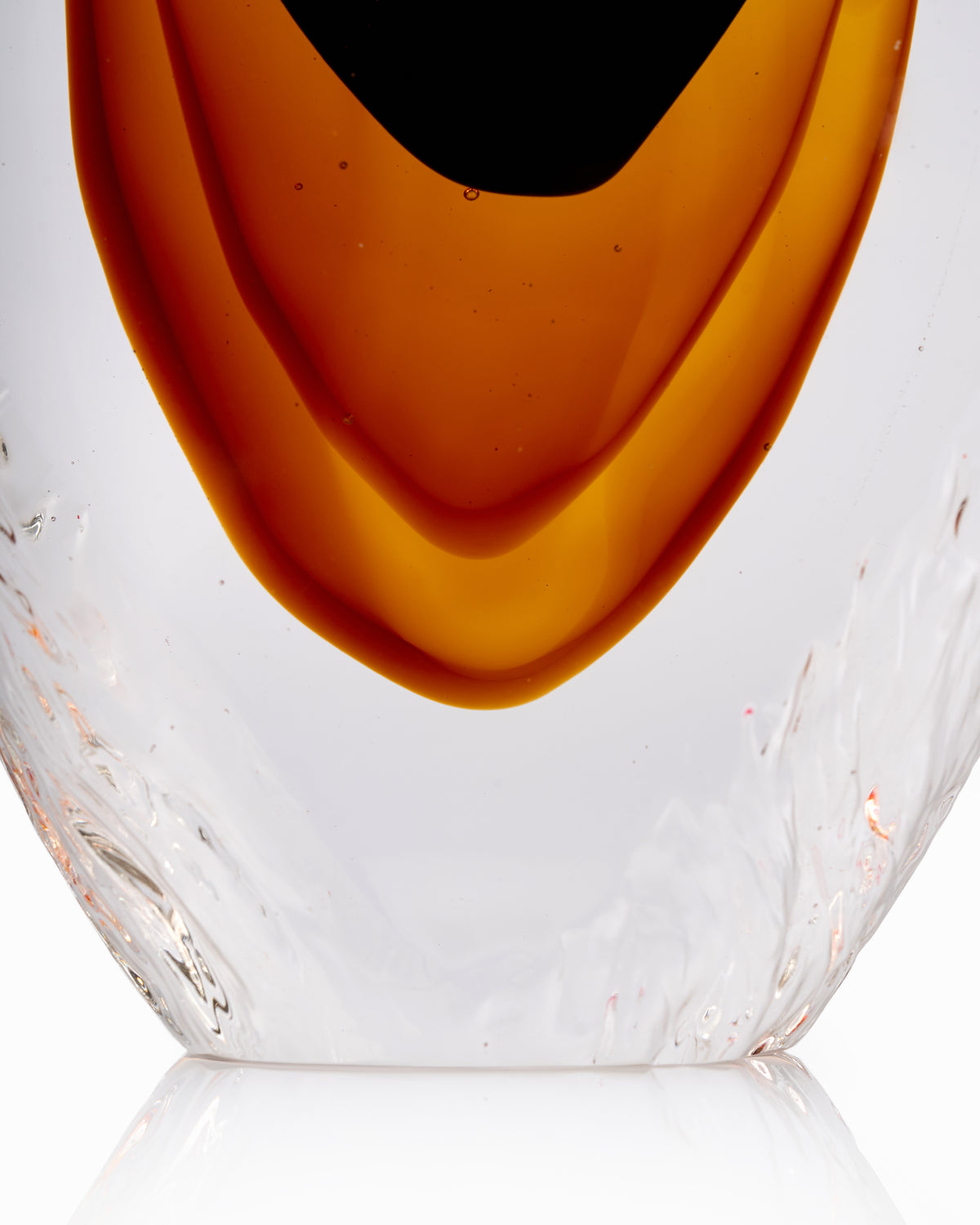 Magma Core Crystal Vase