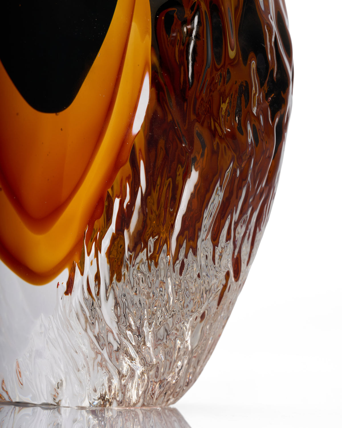 Magma Core Crystal Vase