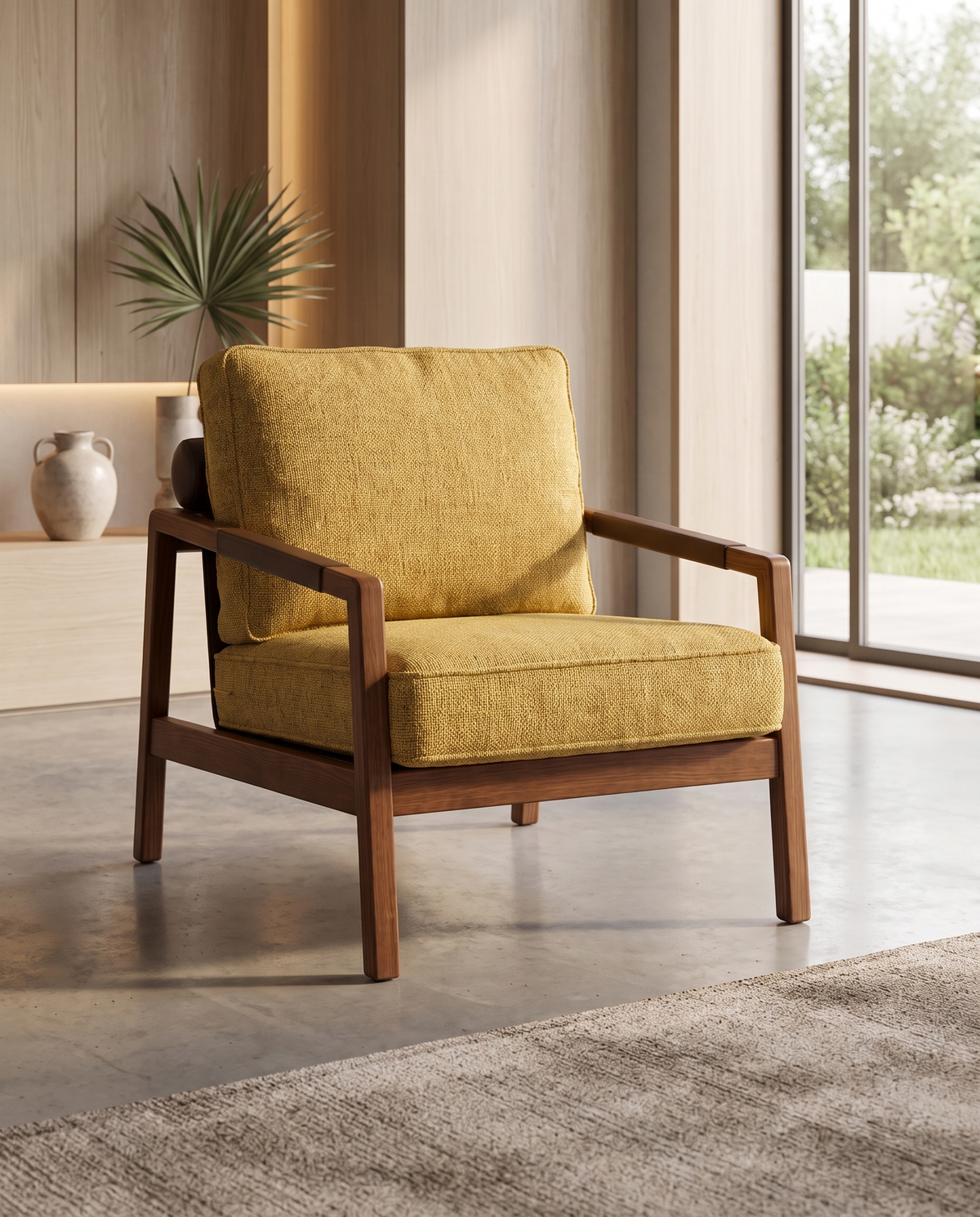 Malibu Lowline Armchair - Yellow