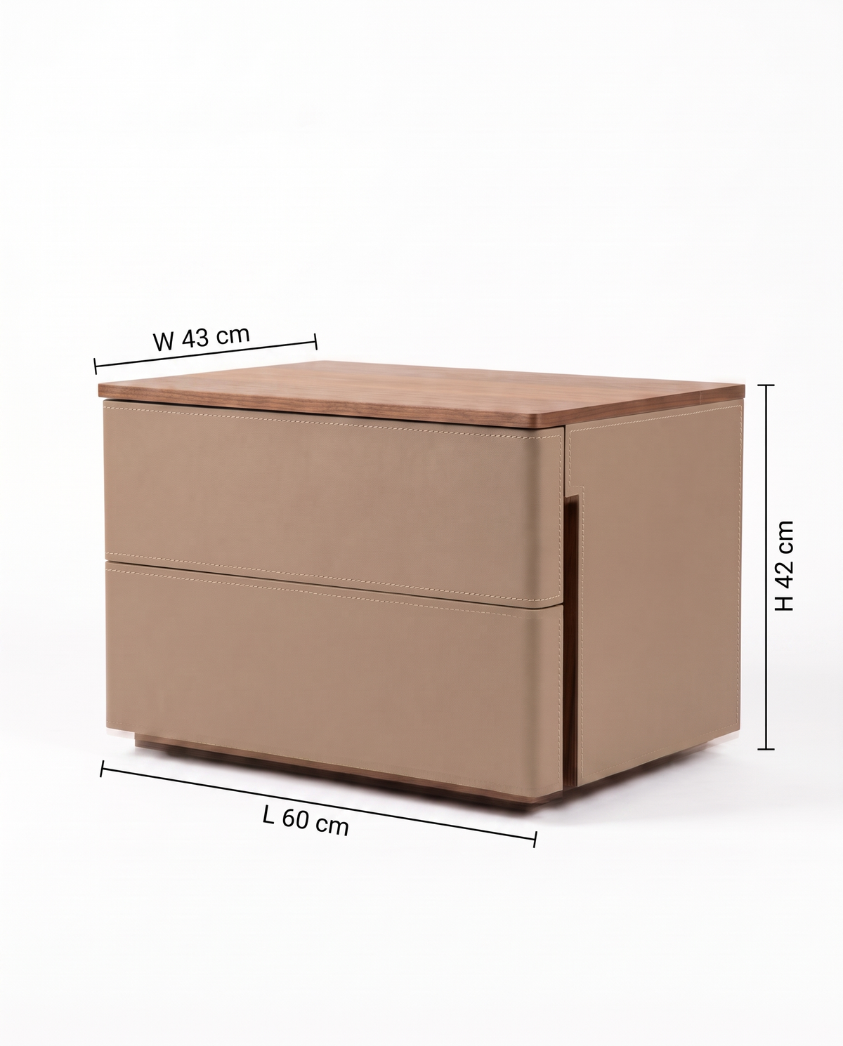 Marche Chest Nightstand Bedside Table(Set of 2)