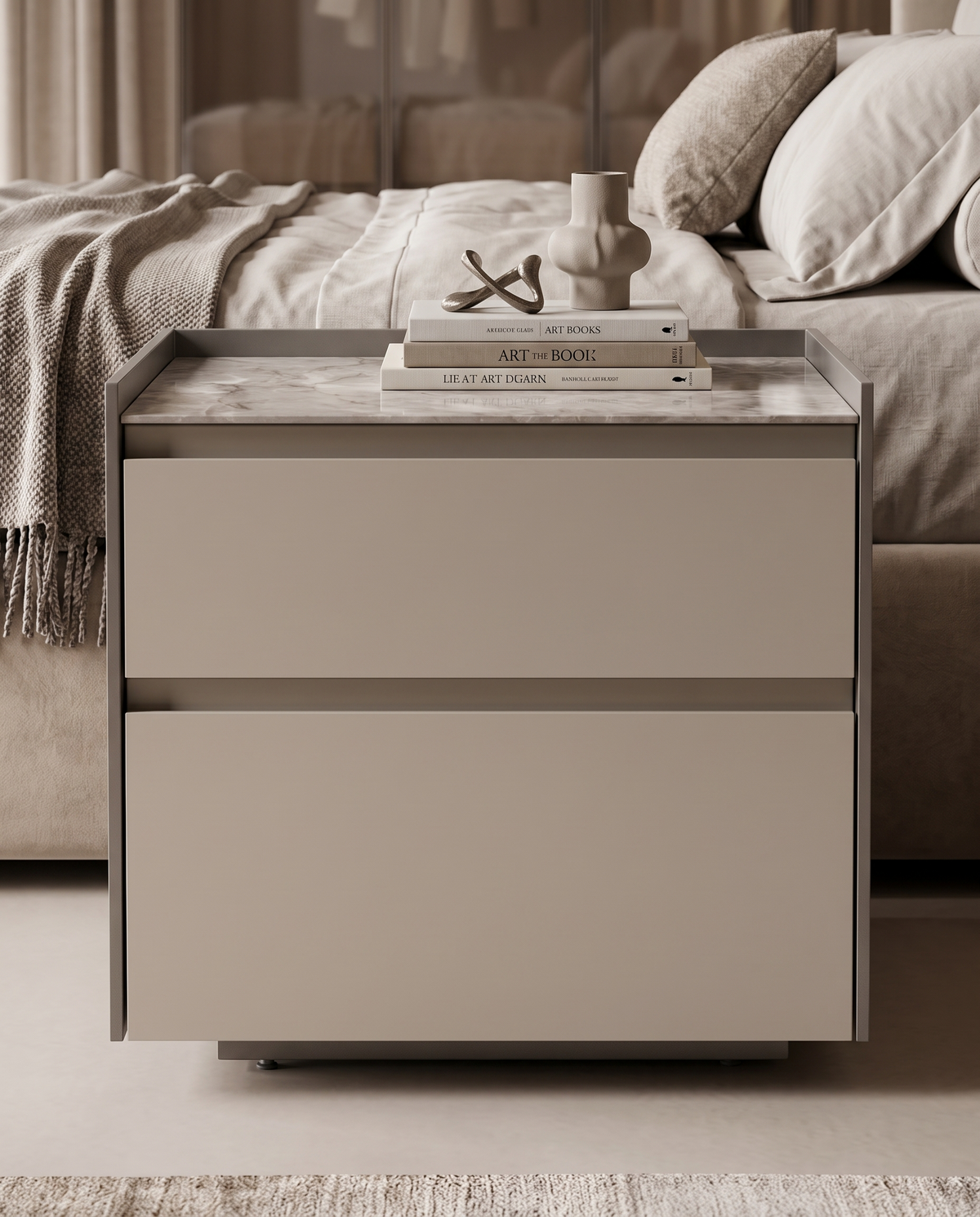 Marlowe Nightstand Bedside Table(Set of 2)