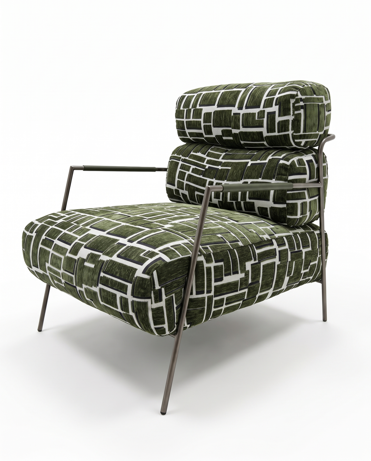 Merlot Armchair - Army Green