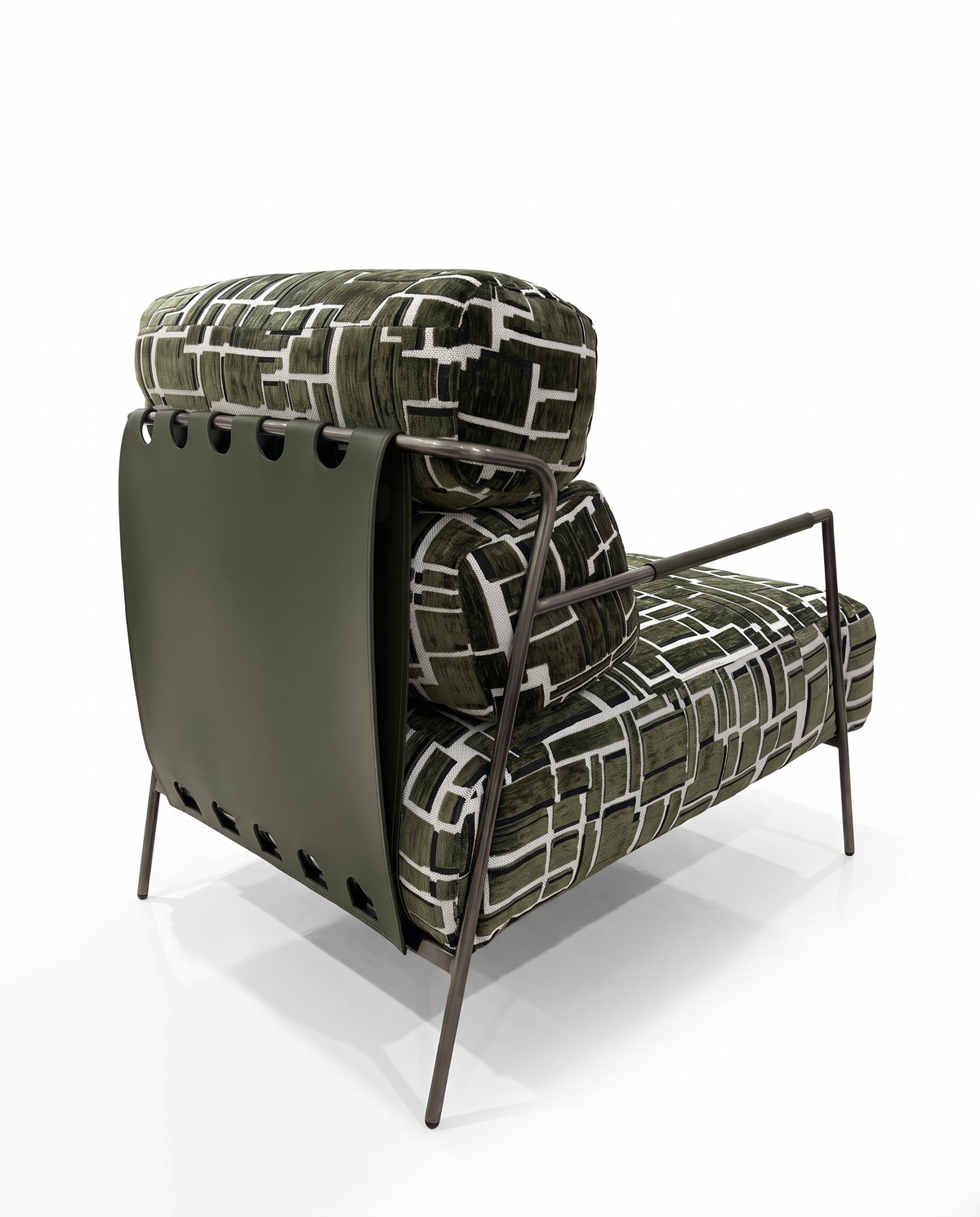 Merlot Armchair - Army Green