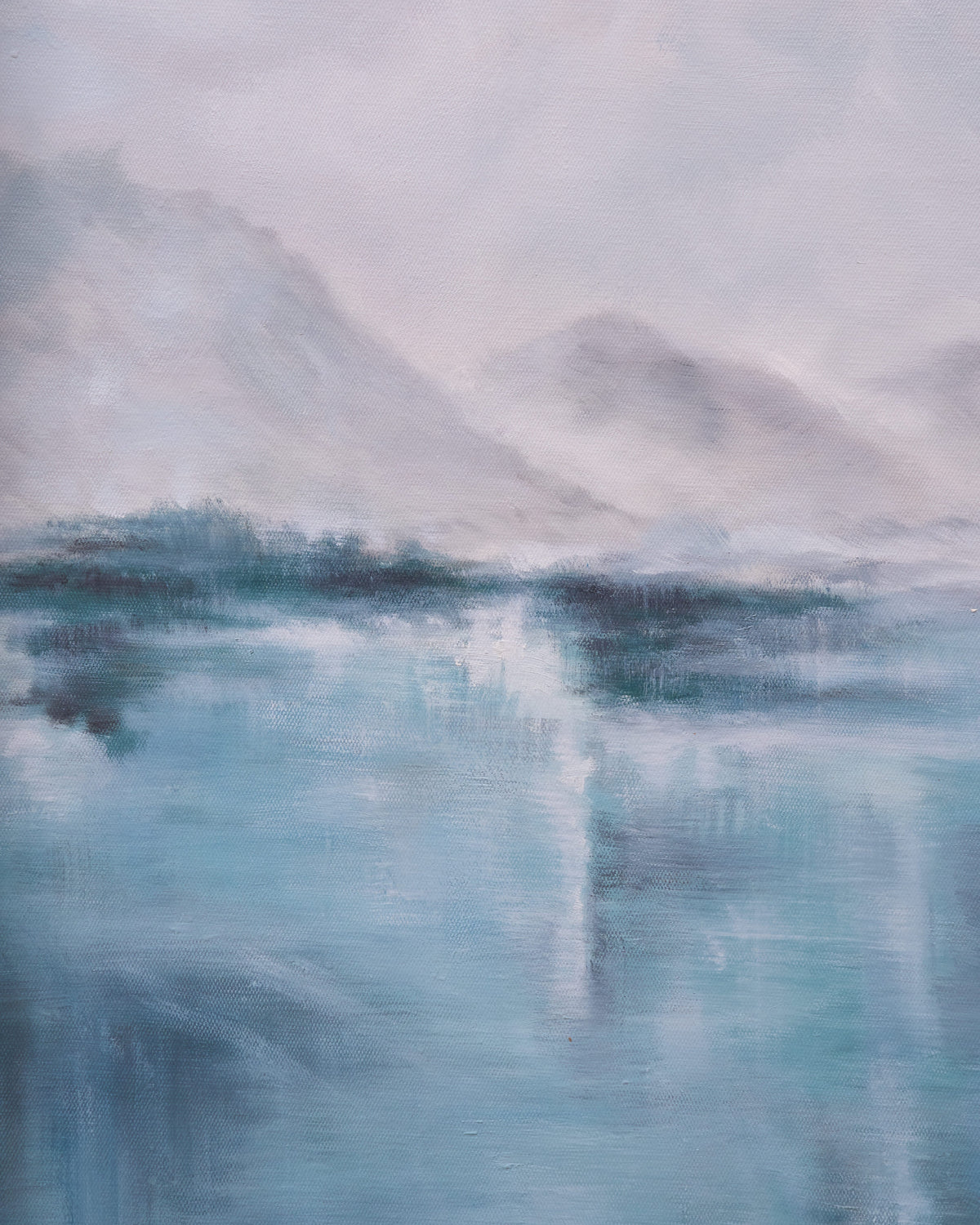 Misty Meridian - Modern Abstract Wallart