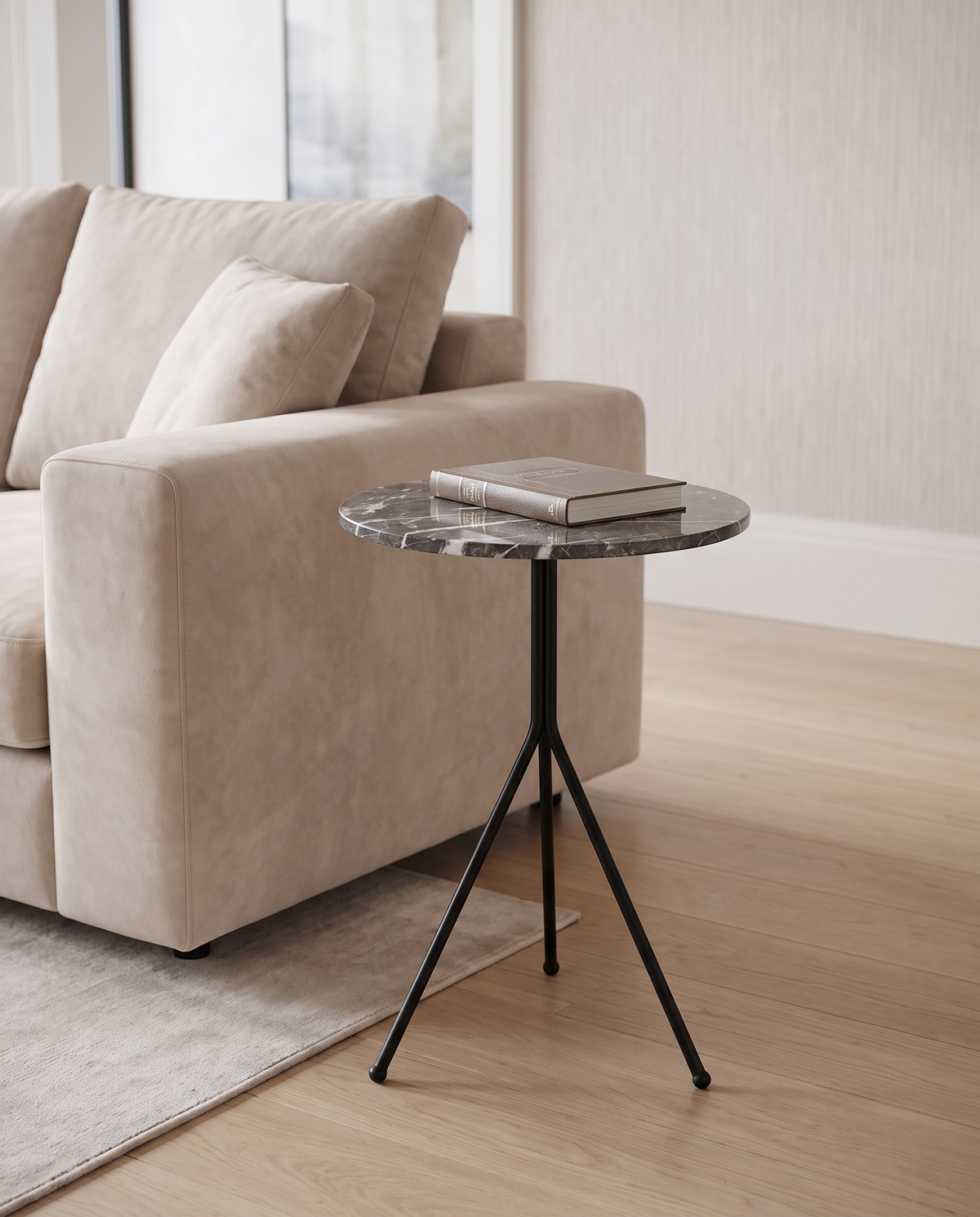 Moisac Grey Side Table