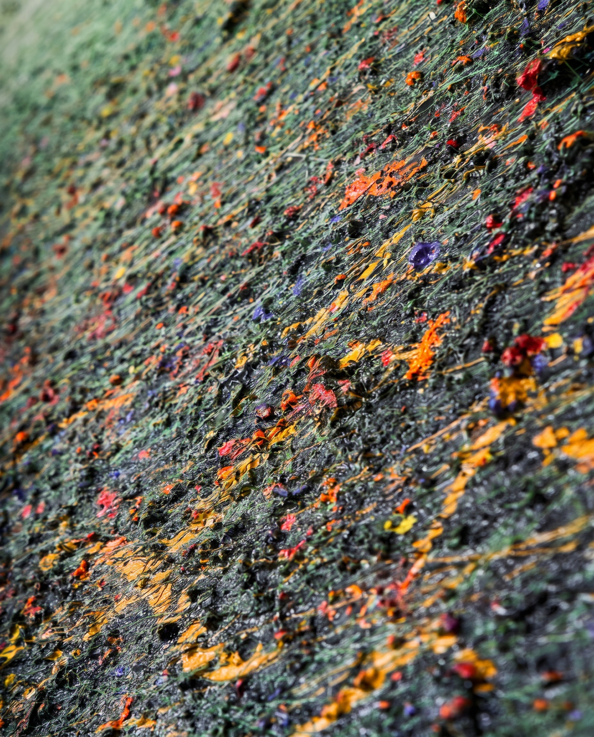 Moss & Embers - Modern Abstract Wallart