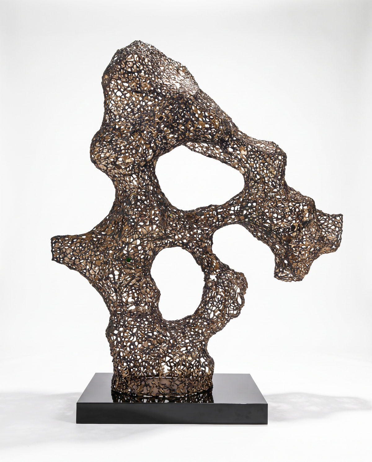 Mycelium Matrix Stainless Steel Sculpture