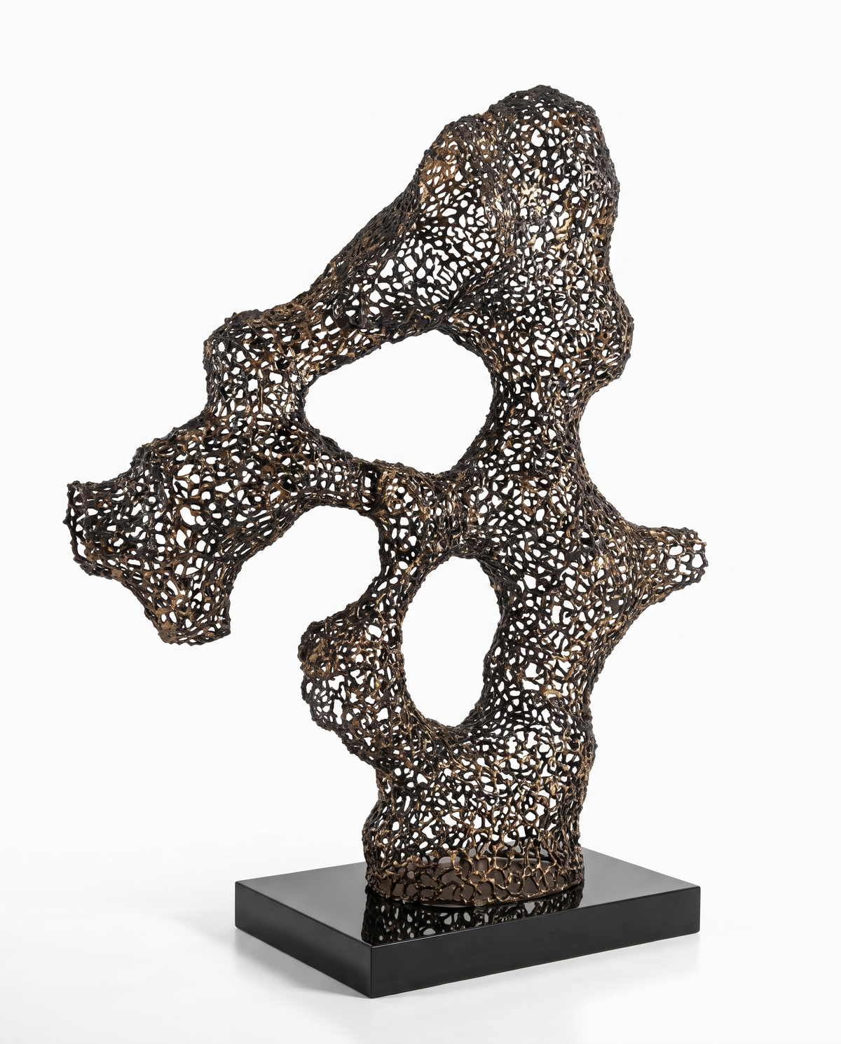 Mycelium Matrix Stainless Steel Sculpture