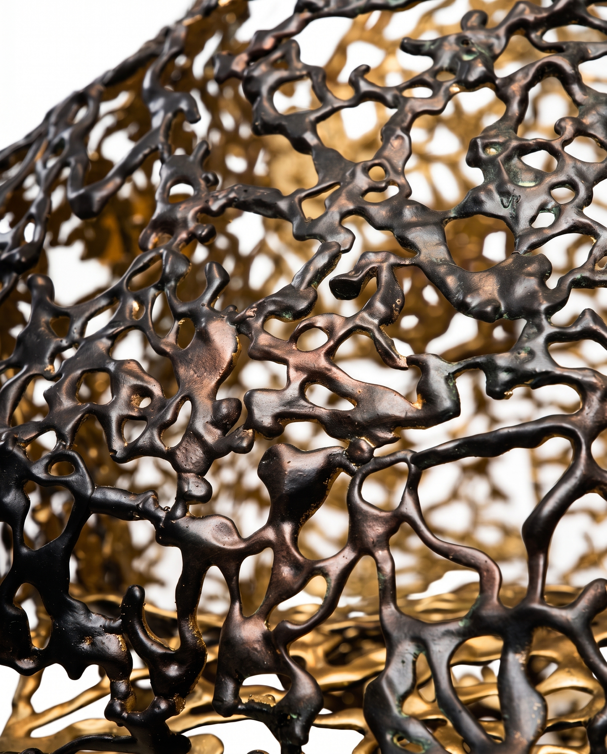 Mycelium Matrix Stainless Steel Sculpture