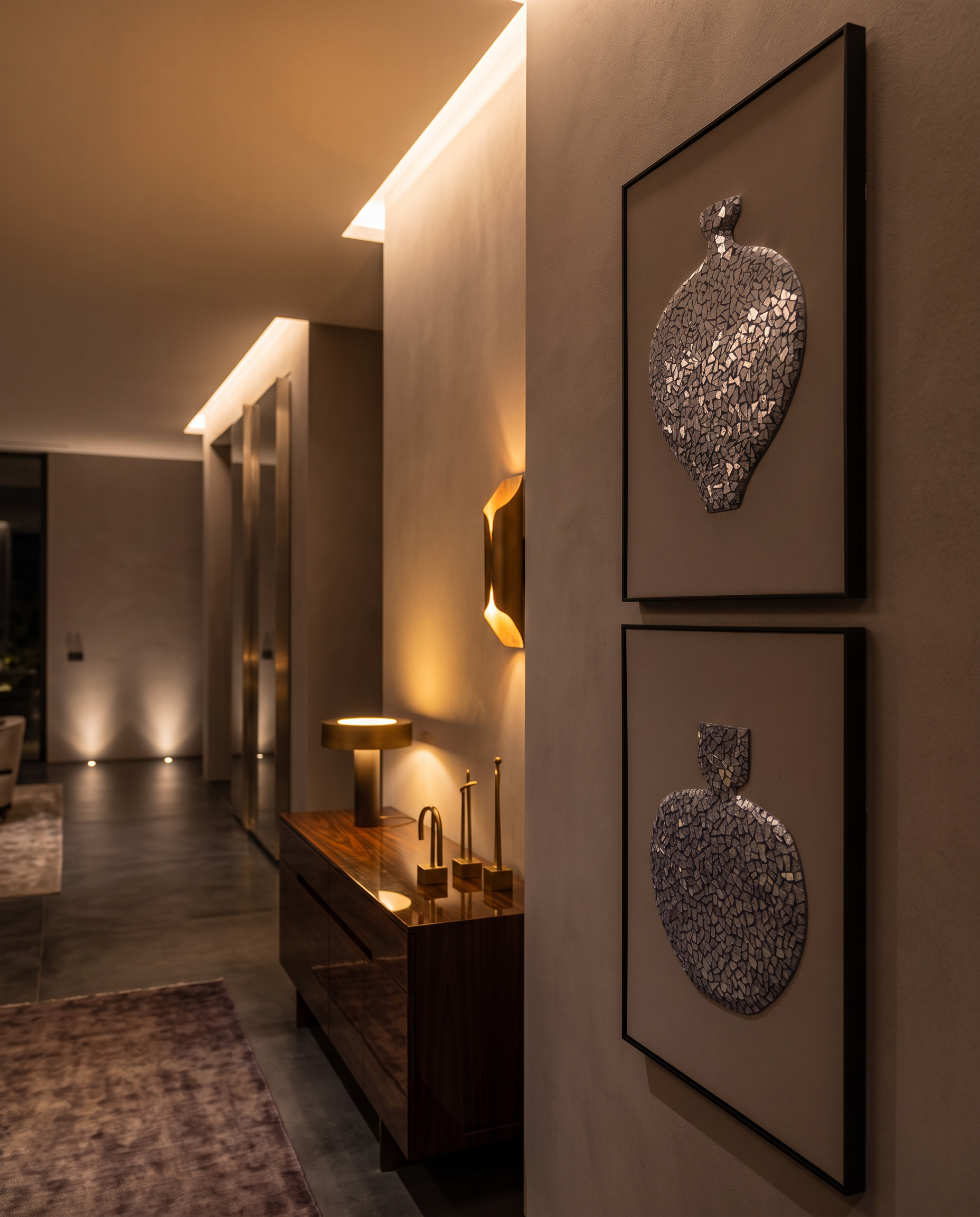 Nacreous Vessels - Modern Luxury Wallart