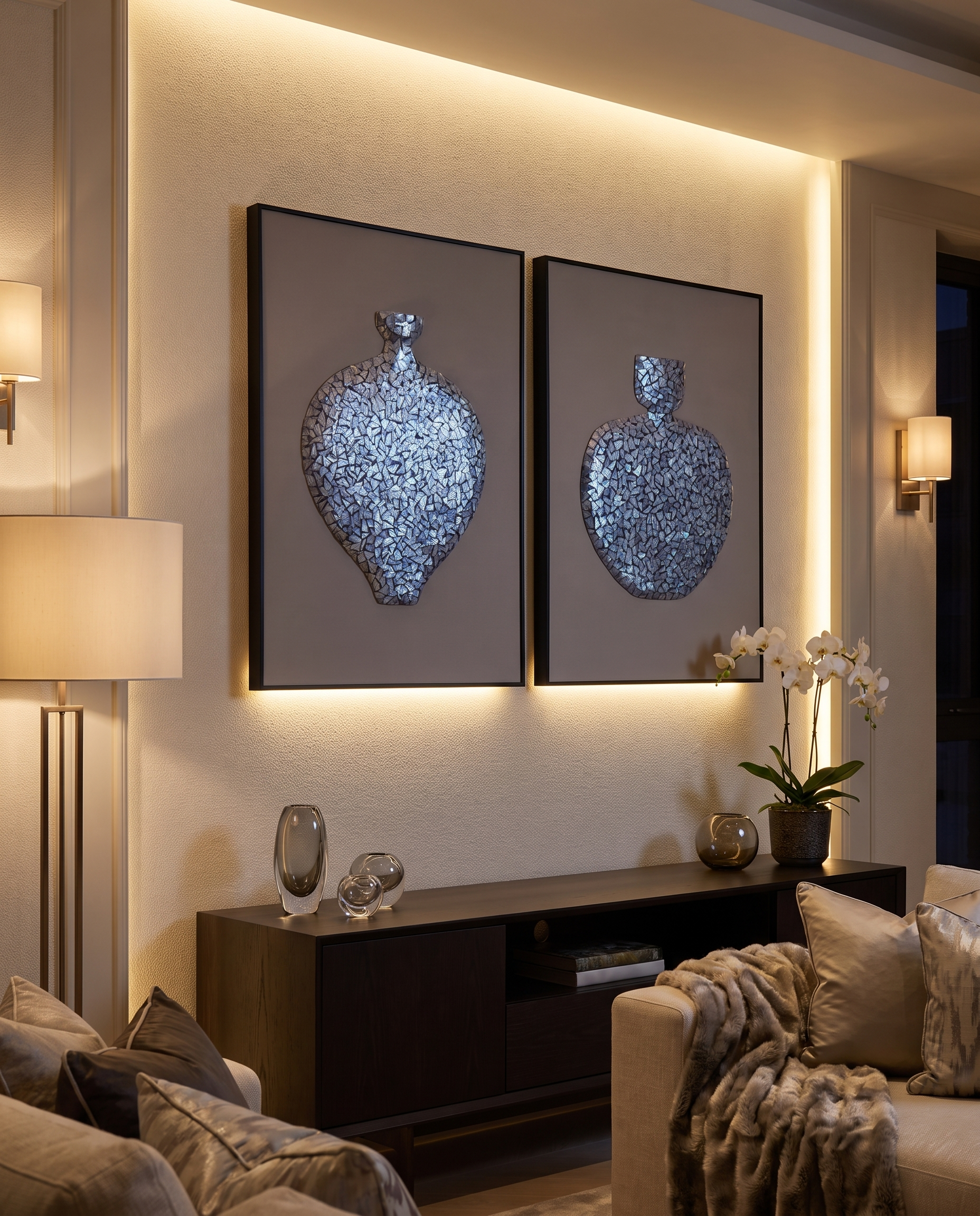 Nacreous Vessels - Modern Luxury Wallart
