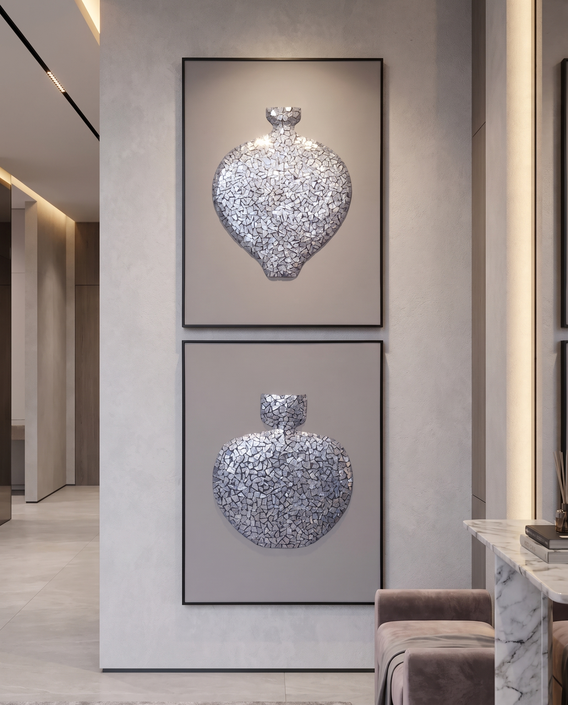 Nacreous Vessels - Modern Luxury Wallart