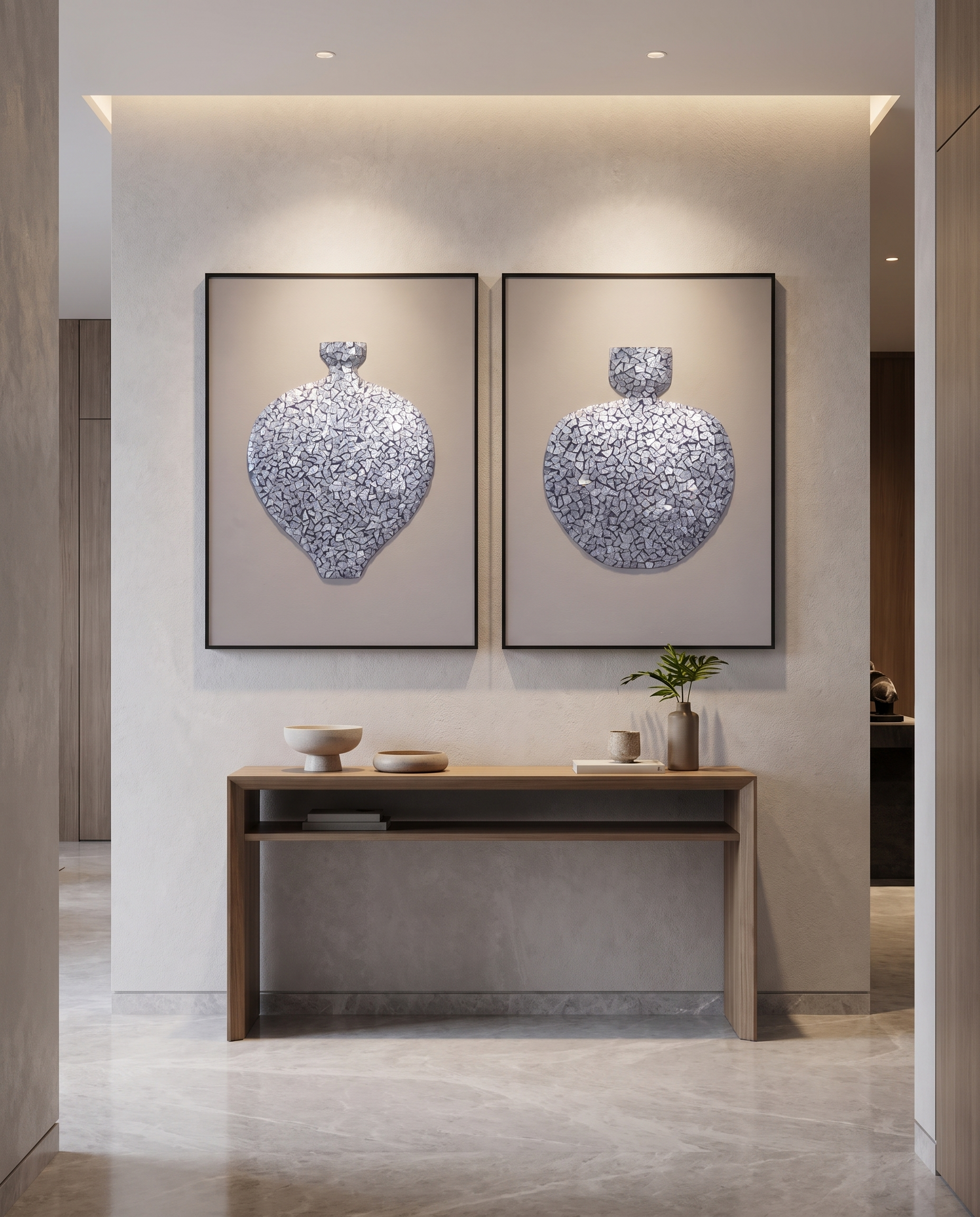 Nacreous Vessels - Modern Luxury Wallart