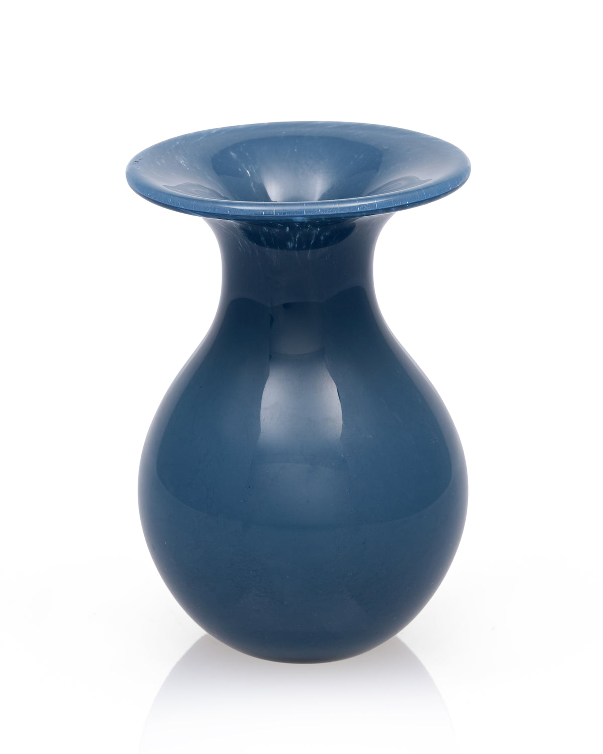 Opaline Deep Blue Vase