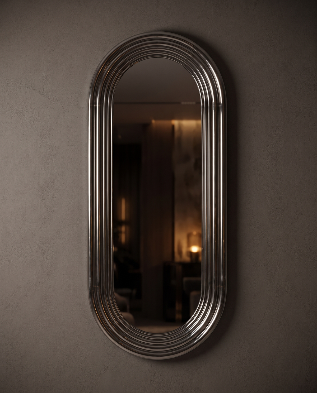 Orbit Chrome Long Mirror