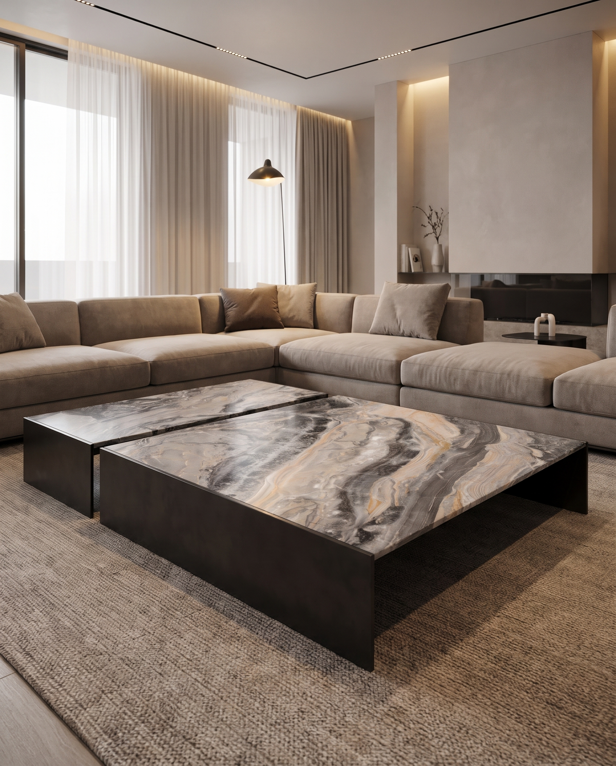 Orobico Luxe Duo Coffee Table