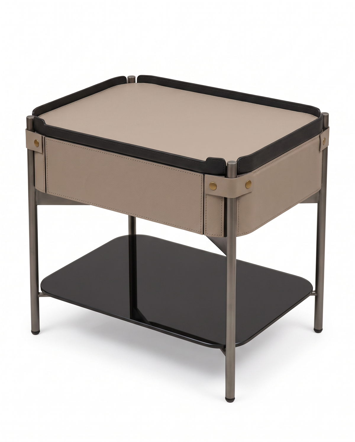Panzano Nightstand Bedside Table(Set of 2)