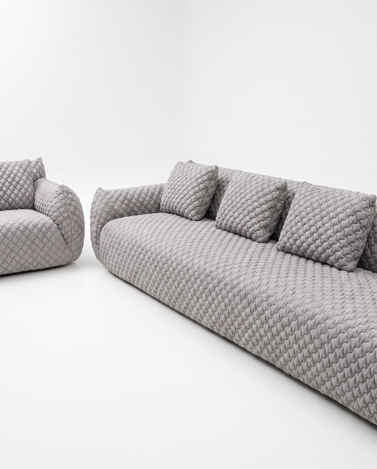 Cielo Comfy Sofa - Grey