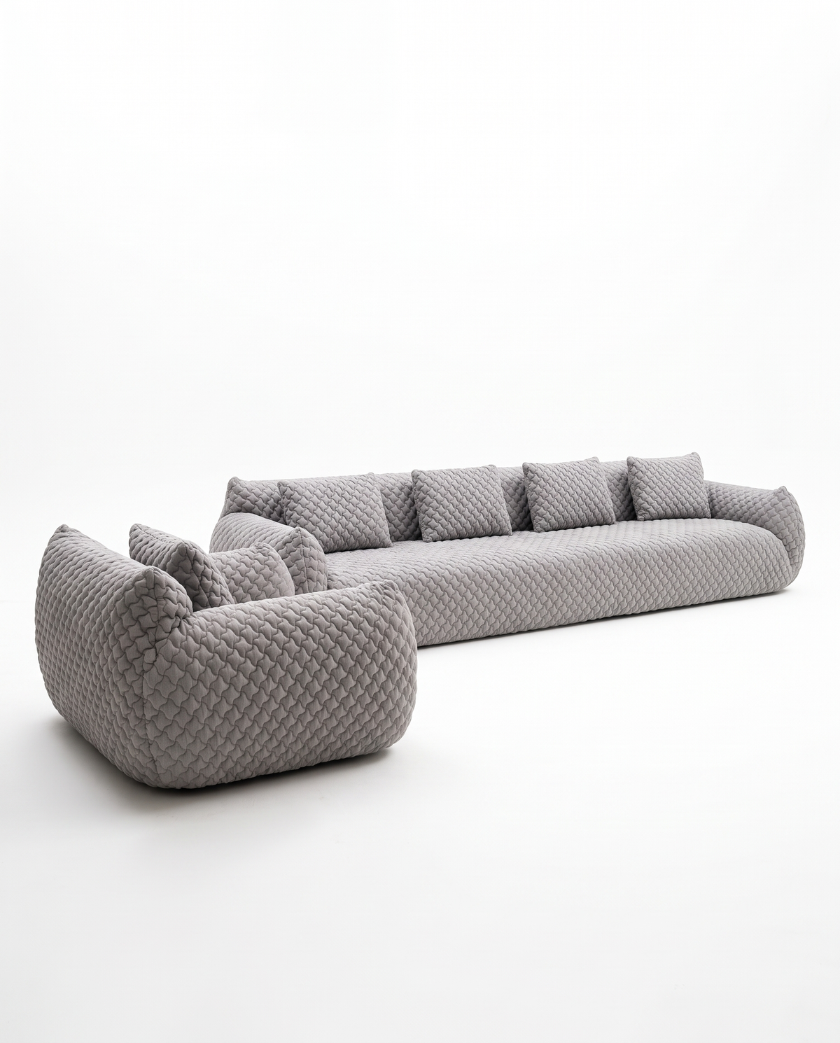 Cielo Comfy Sofa - Grey