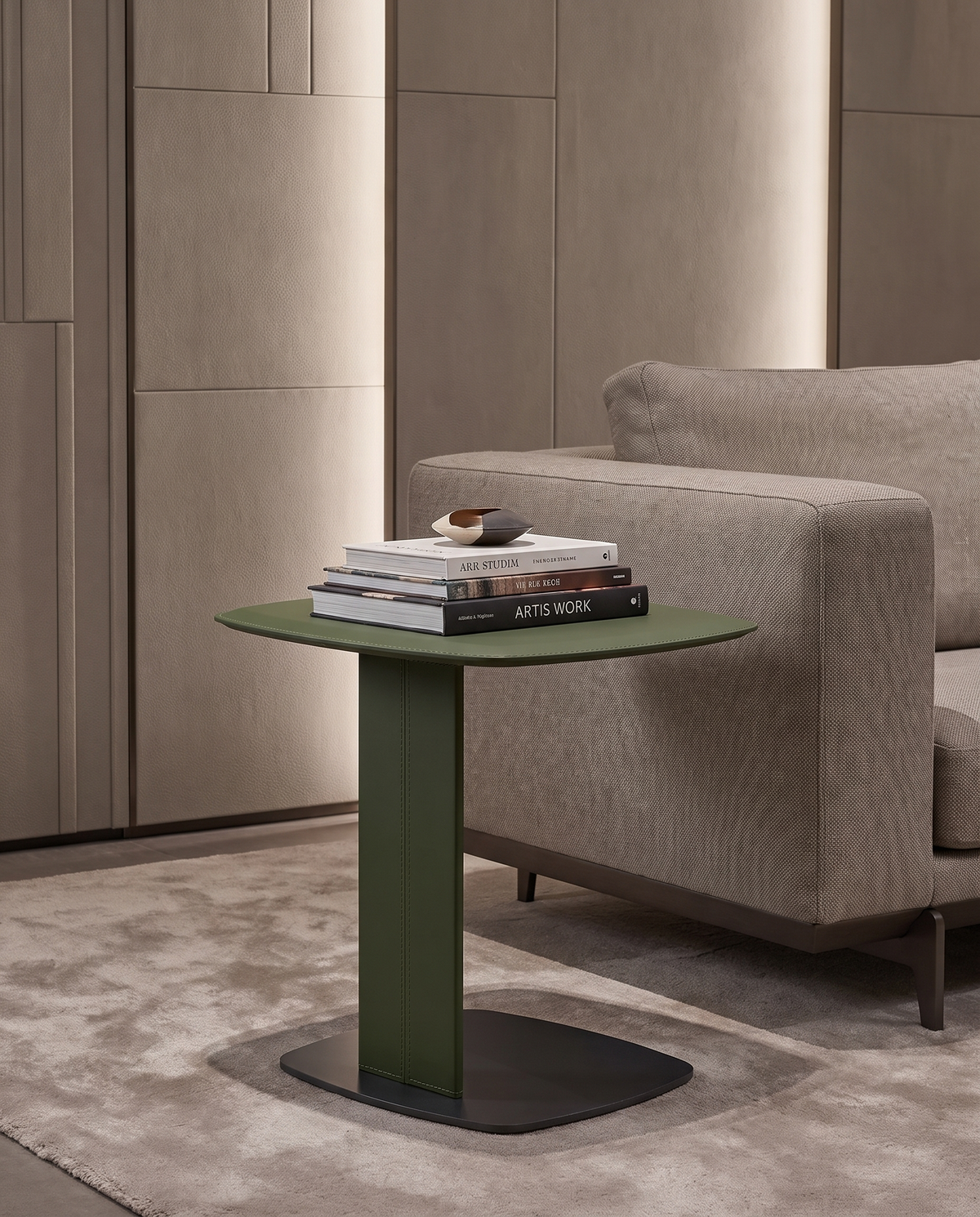 Reah Army Green Side Table