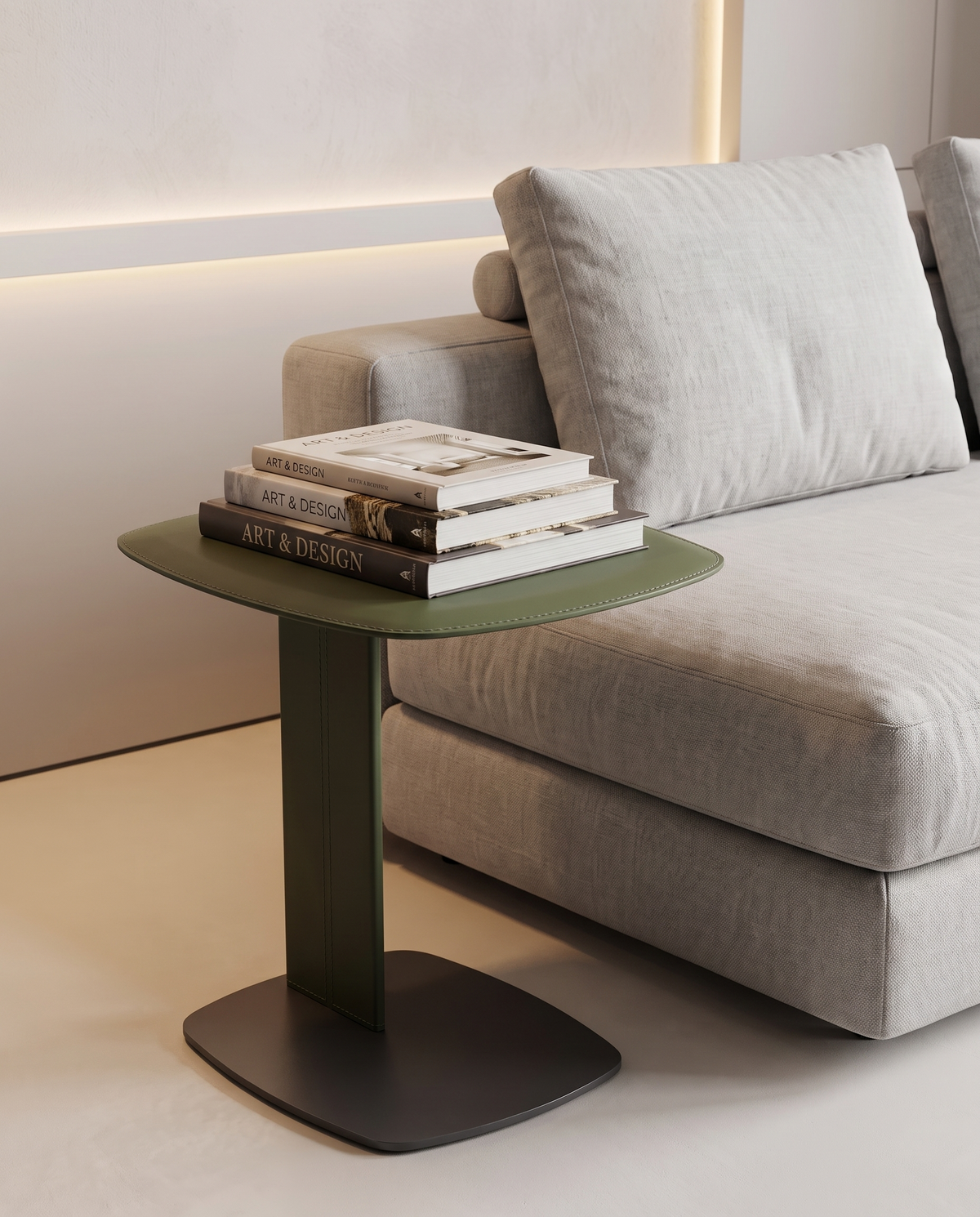 Reah Army Green Side Table
