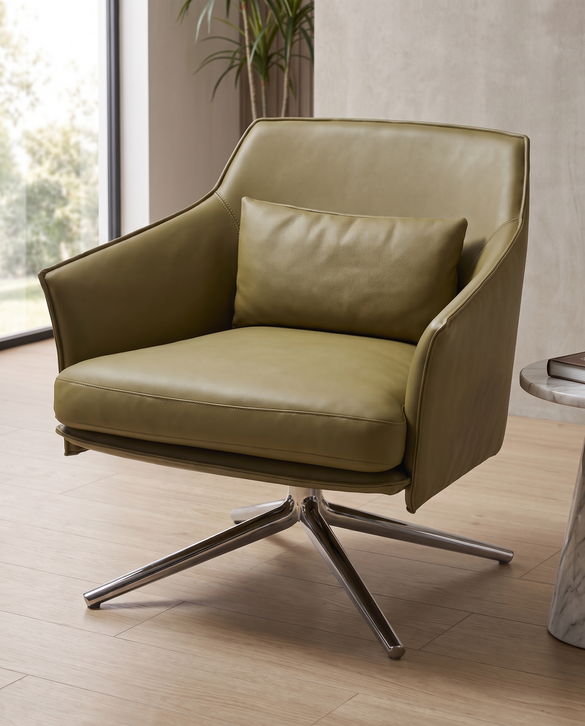 Sartor Olive Green Armchair