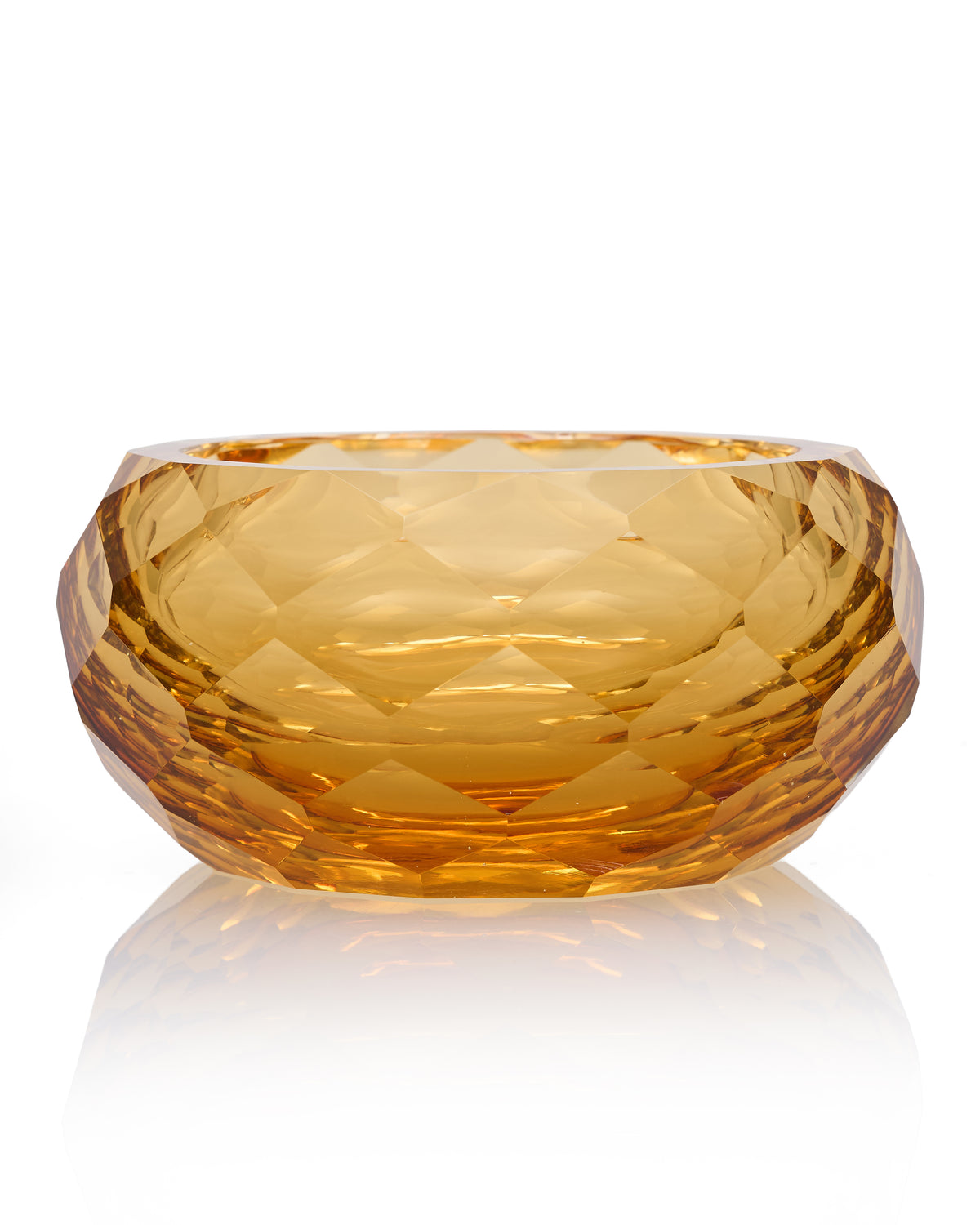 Solaria Amber Glass Bowl