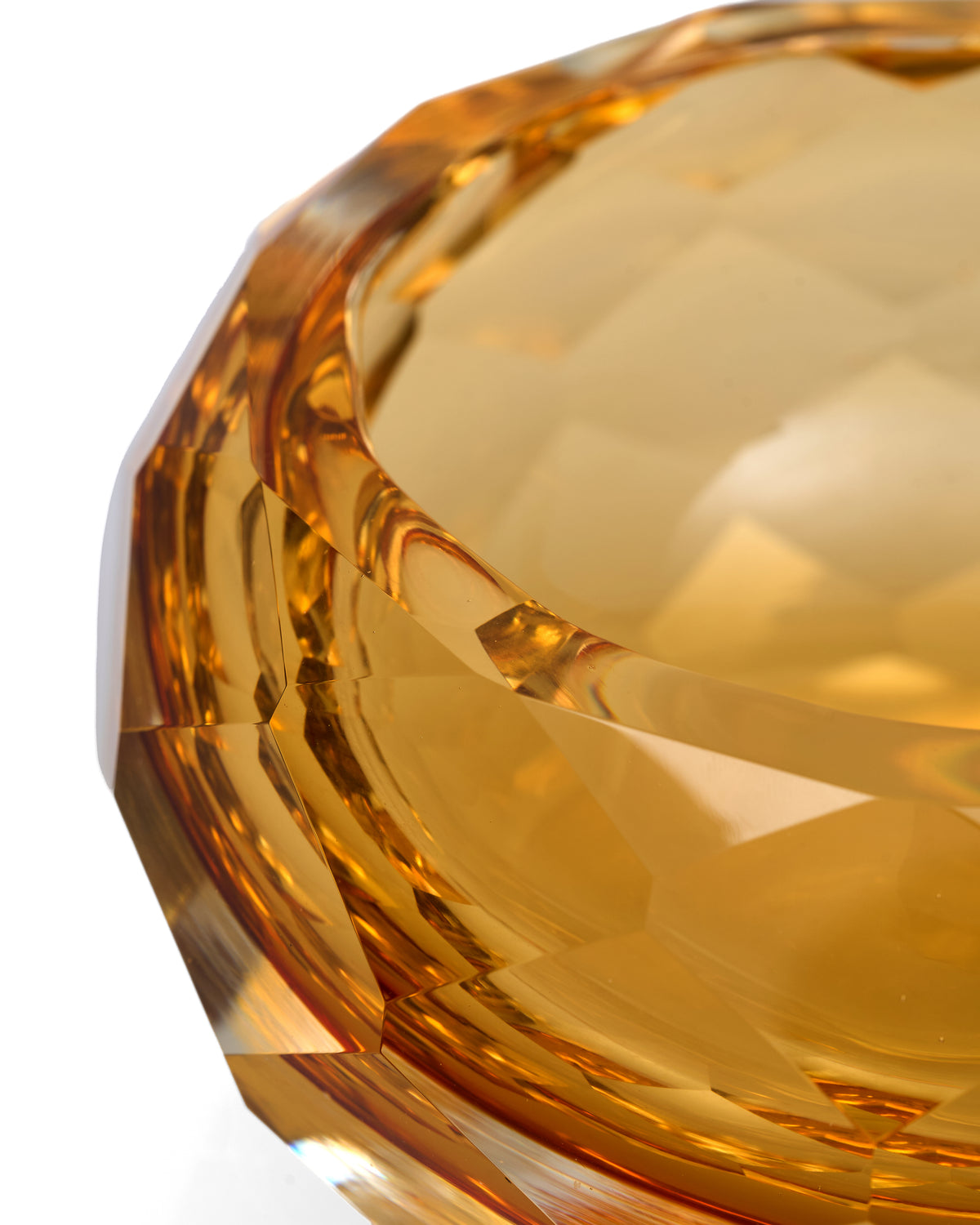 Solaria Amber Glass Bowl