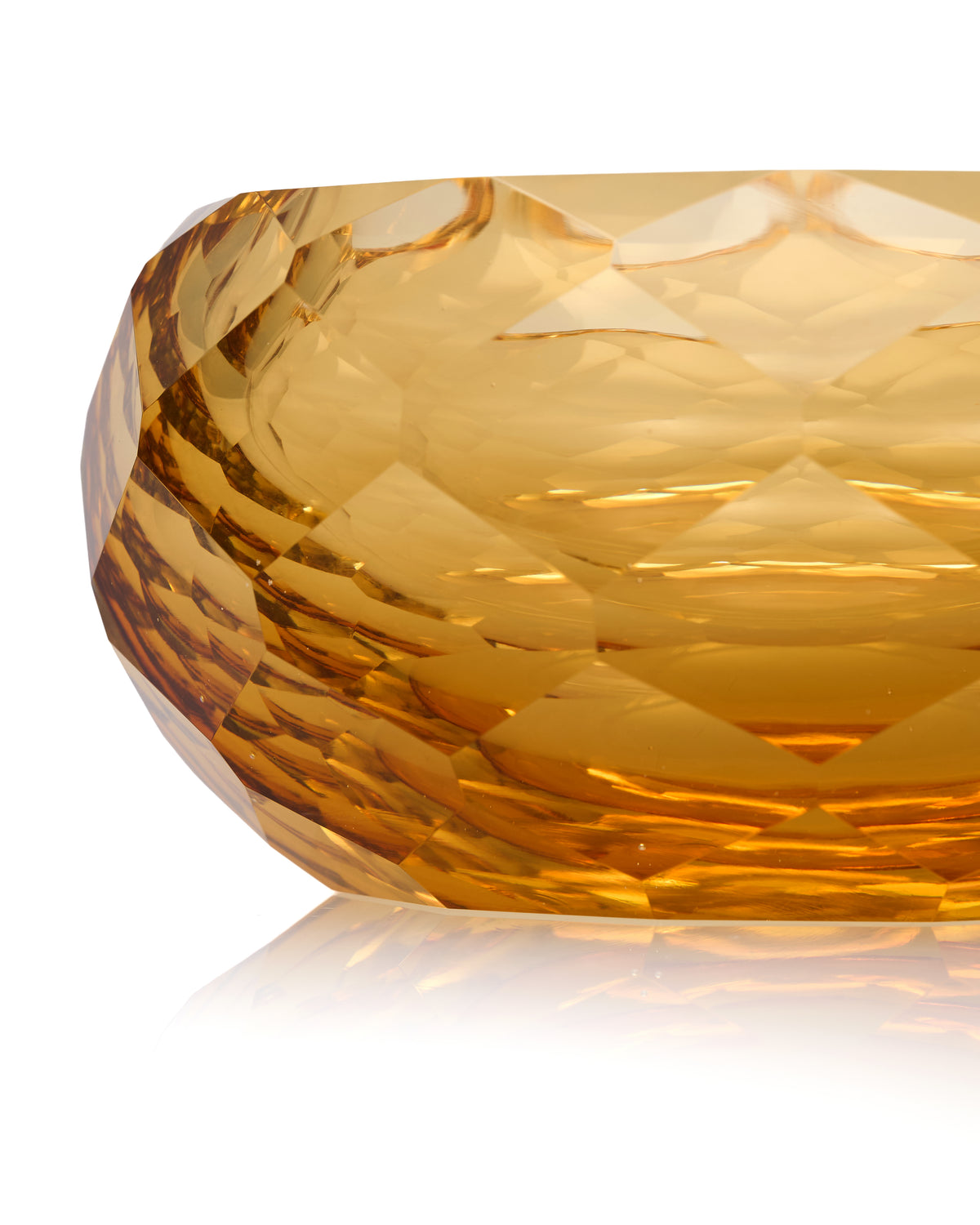 Solaria Amber Glass Bowl
