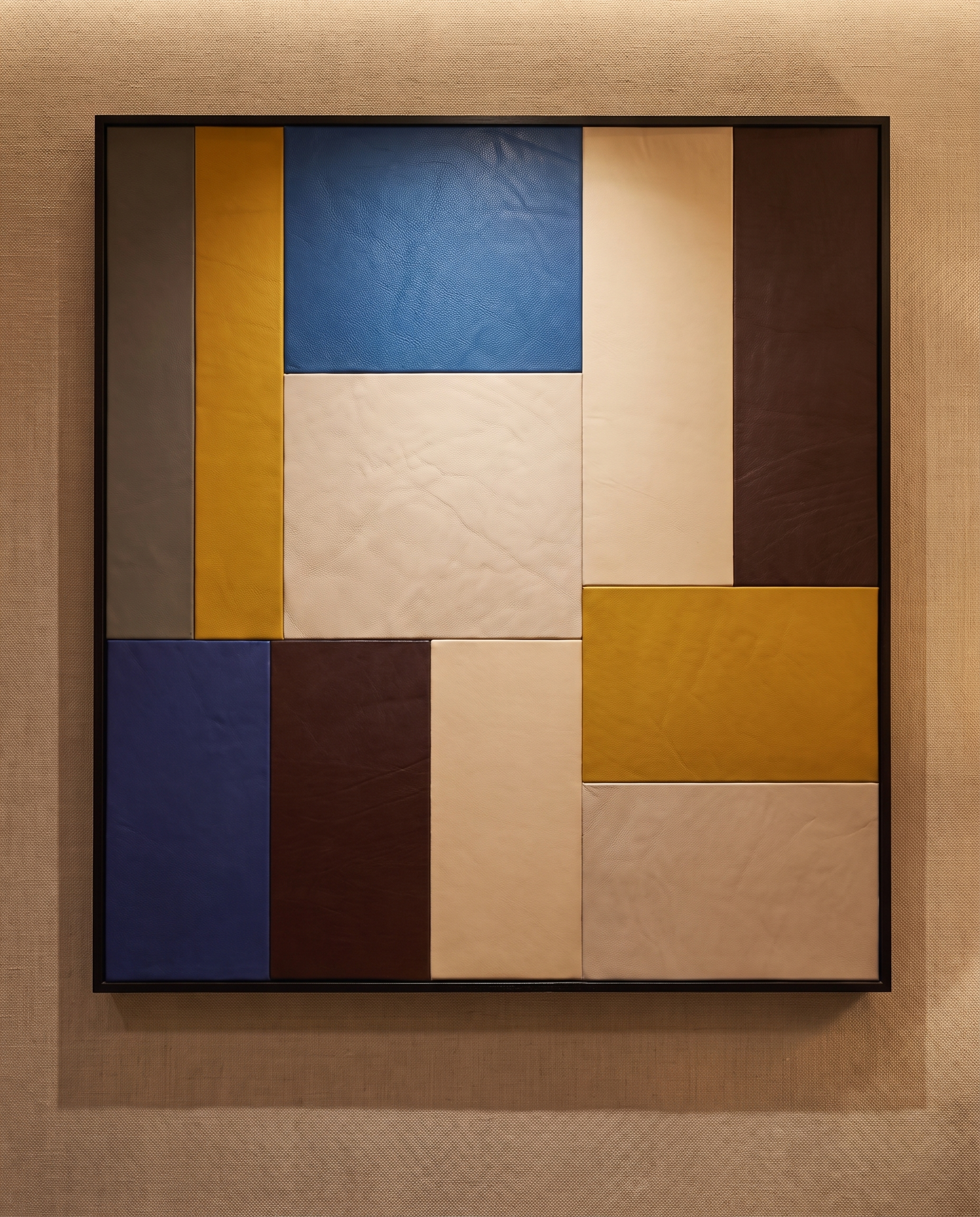 Tactile Planes - Modern Luxury Leather Wallart