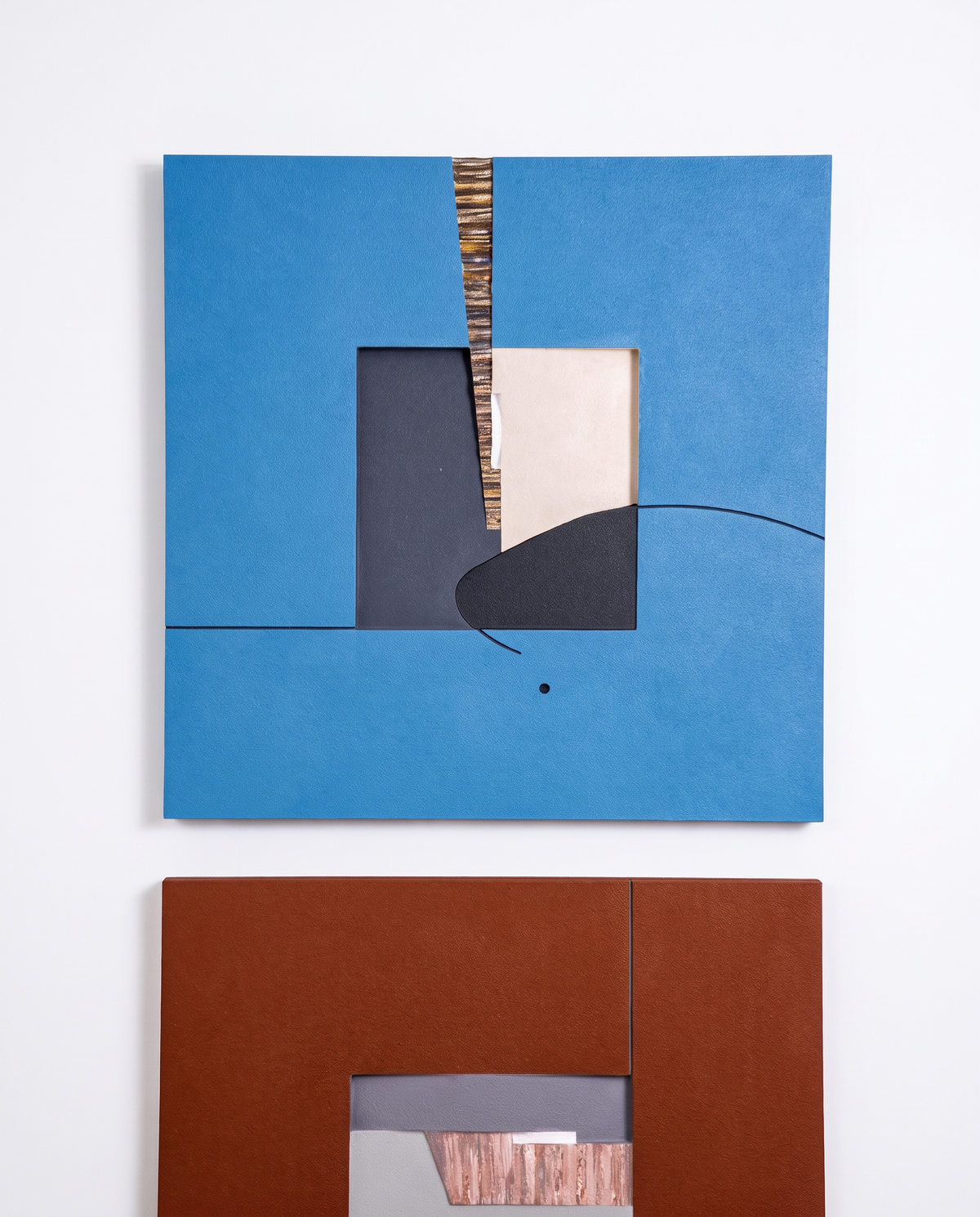 Terra & Cerulean Duo - Modern Luxury Wallart