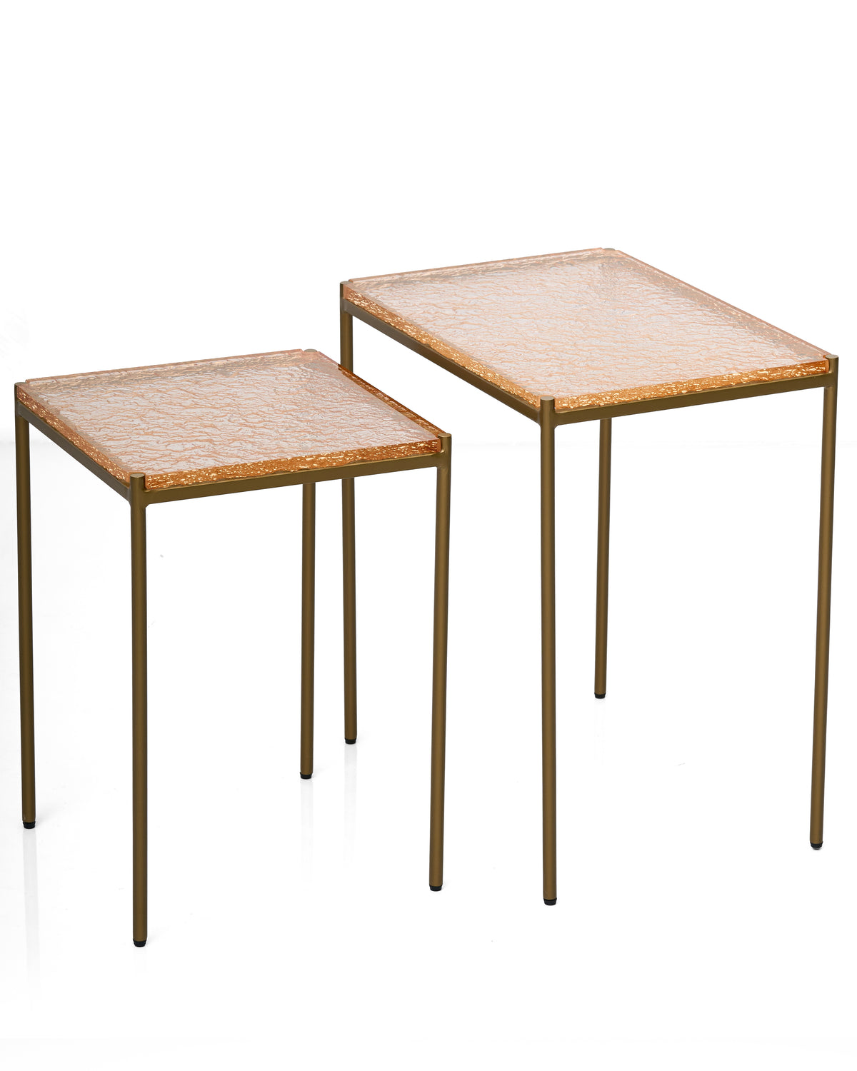 The Grid & Glow Side Table Set