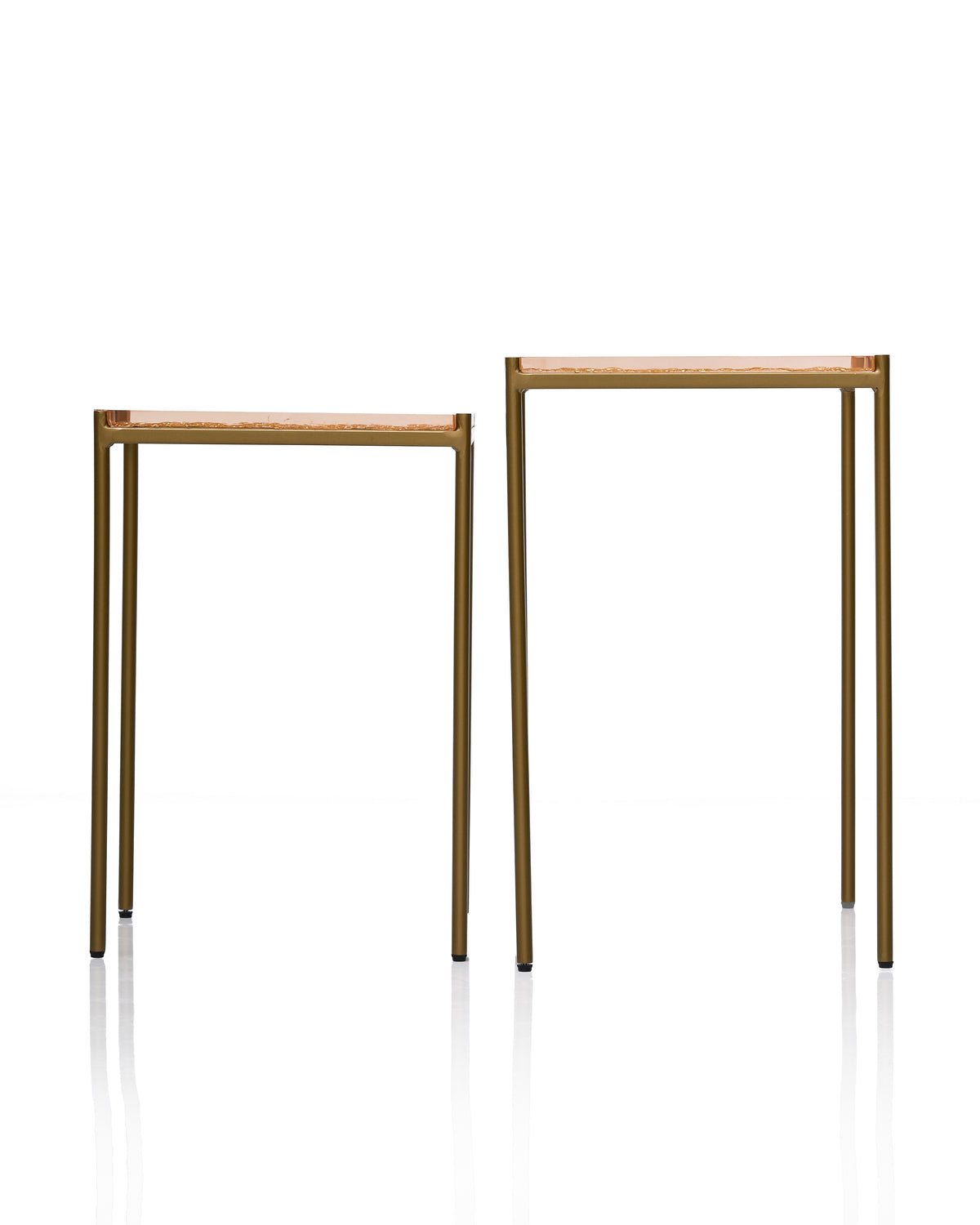 The Grid & Glow Side Table Set