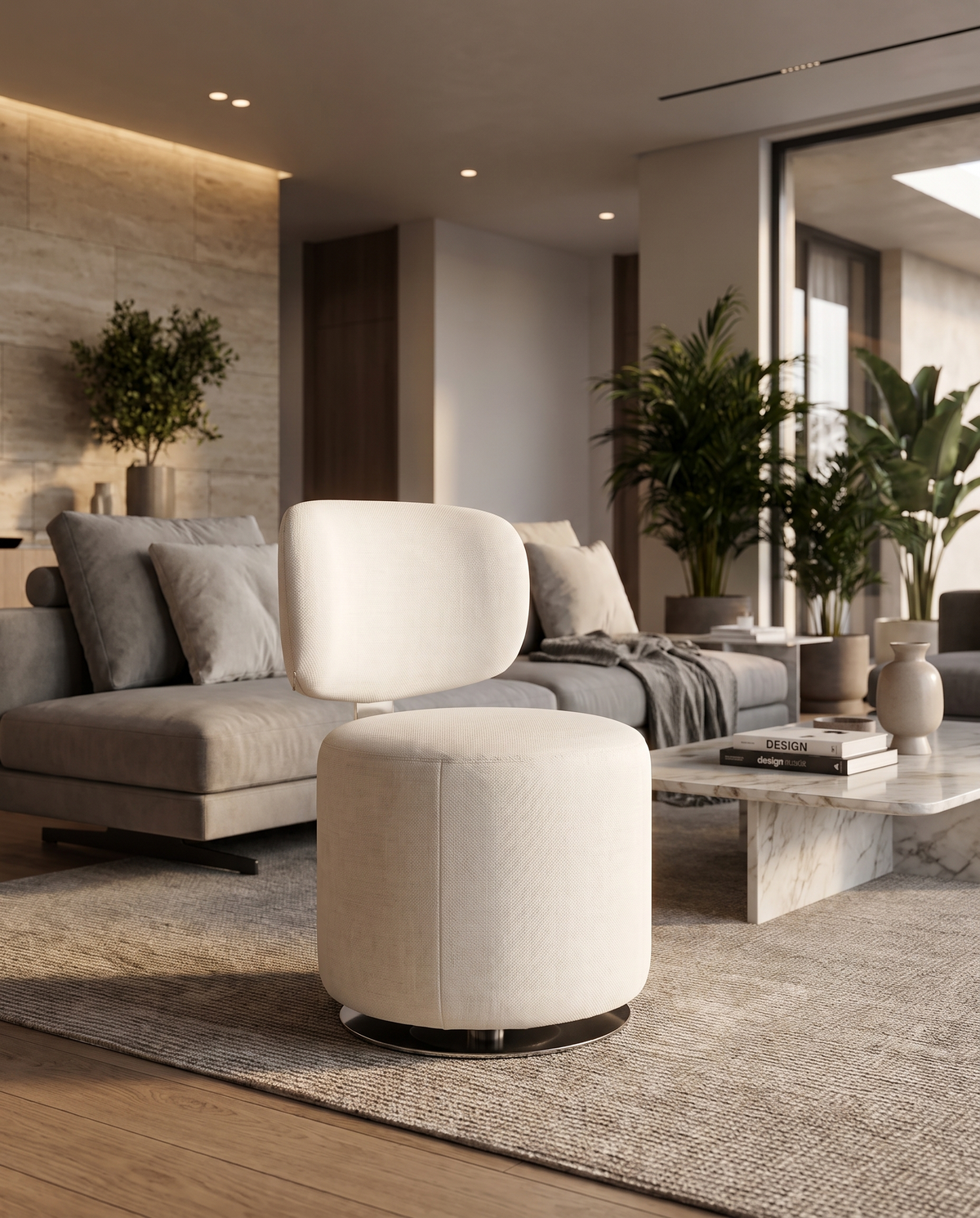 The Kenzie Swivel Armchair