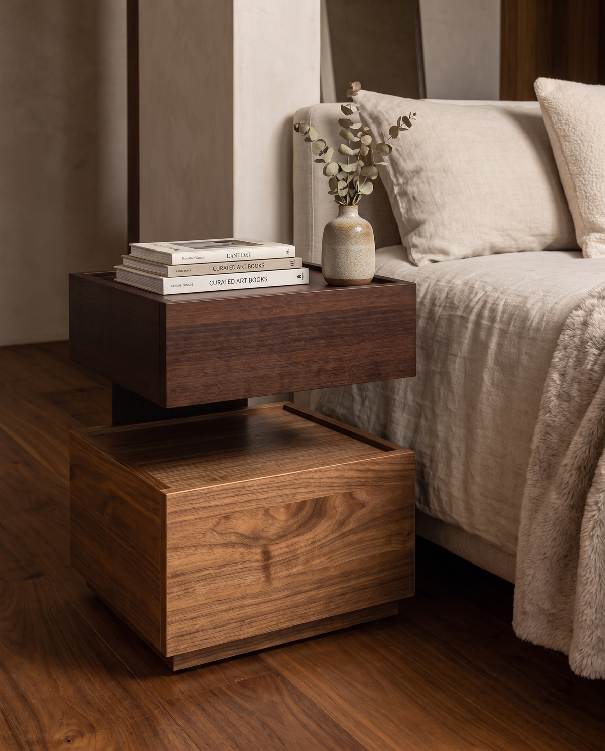 The Levitt Nightstand Bedside Table(Set of 2)