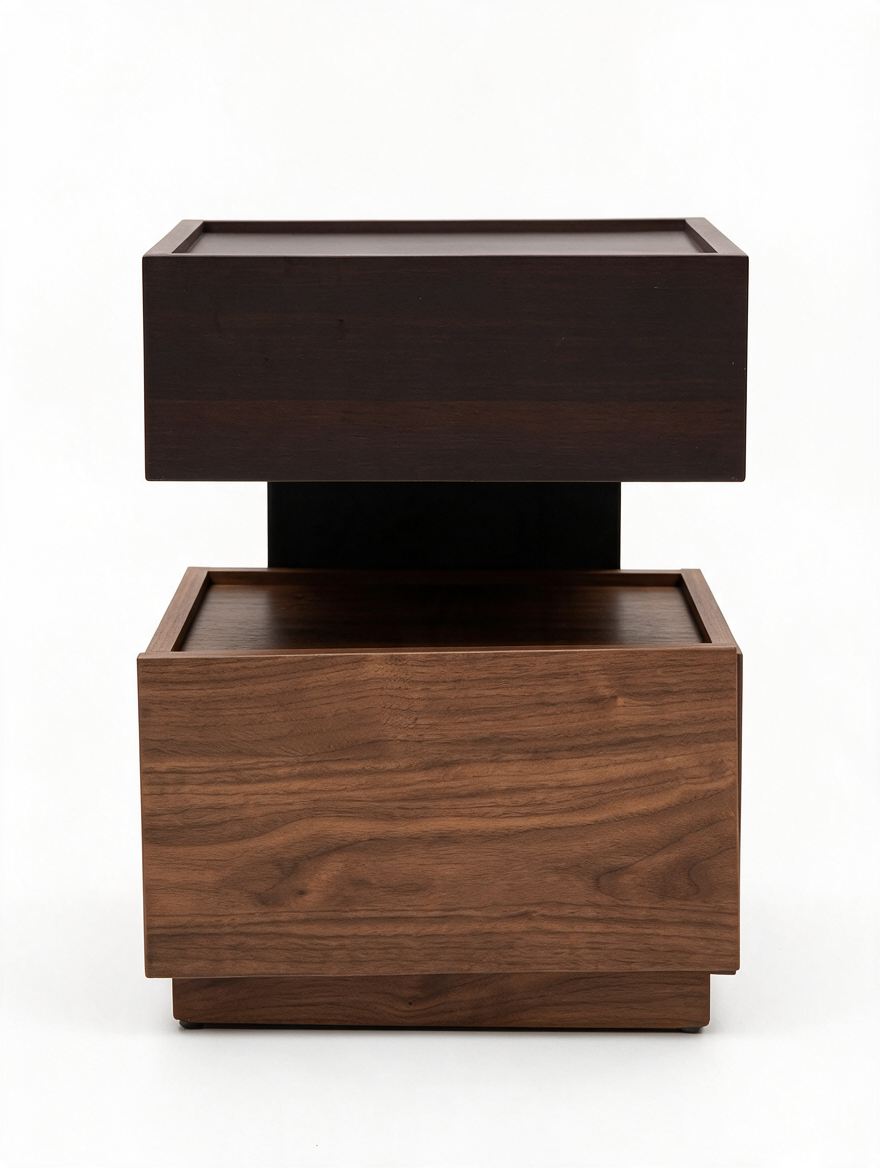 The Levitt Nightstand Bedside Table(Set of 2)