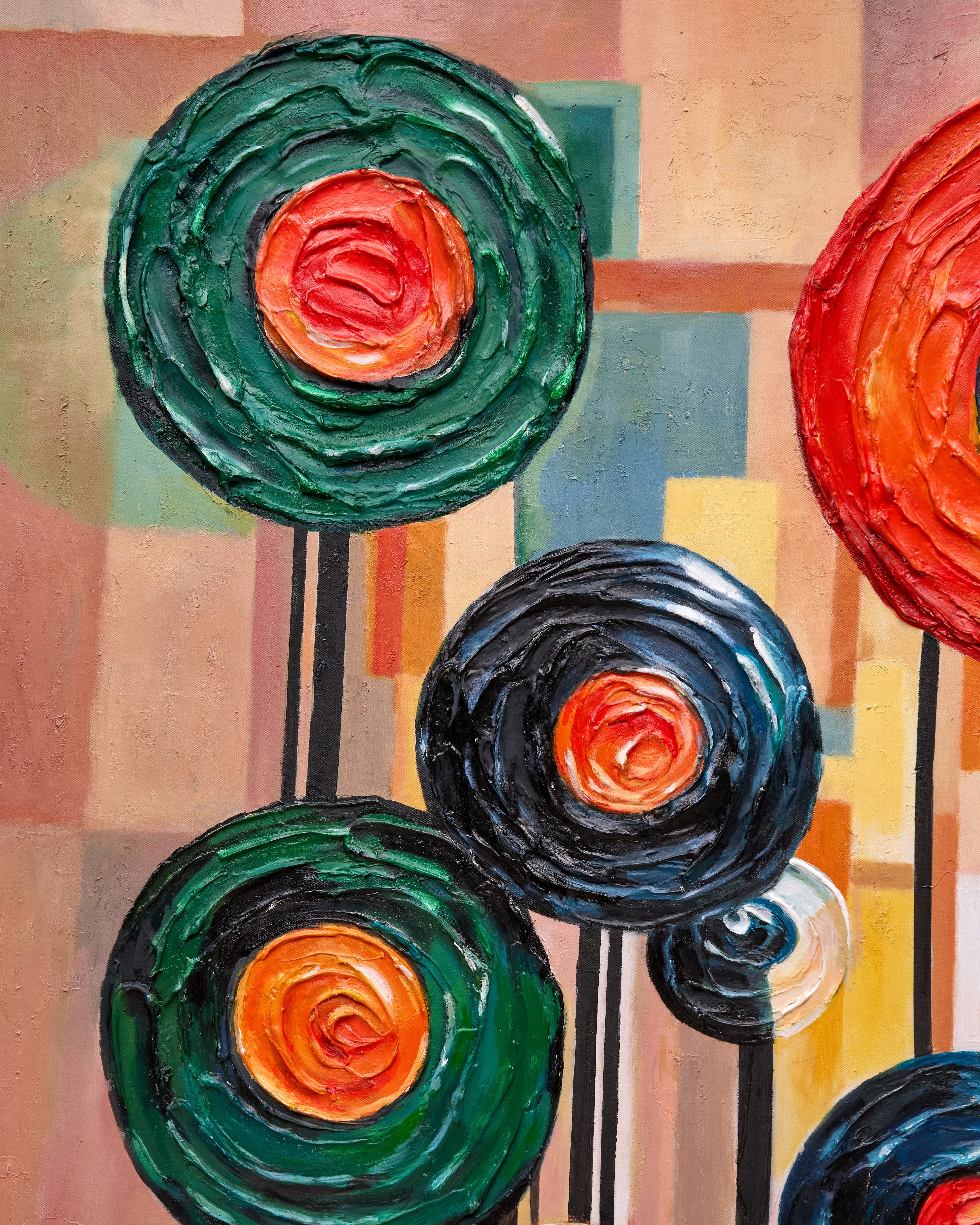 The Mid-Century Grove - Modern Wallart