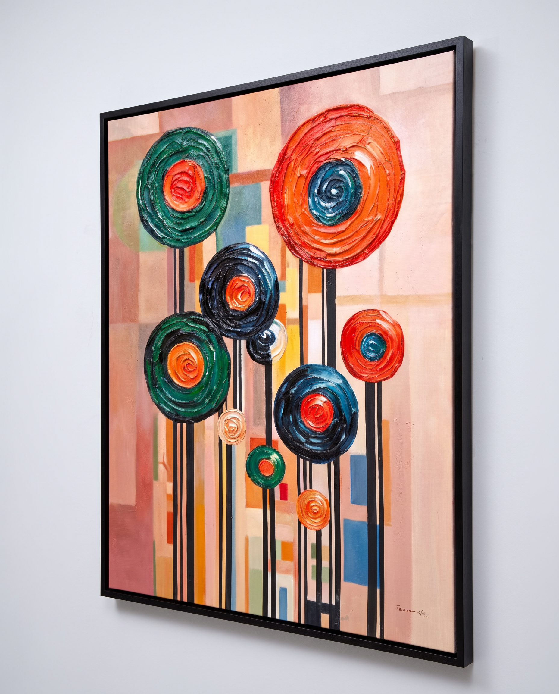 The Mid-Century Grove - Modern Wallart