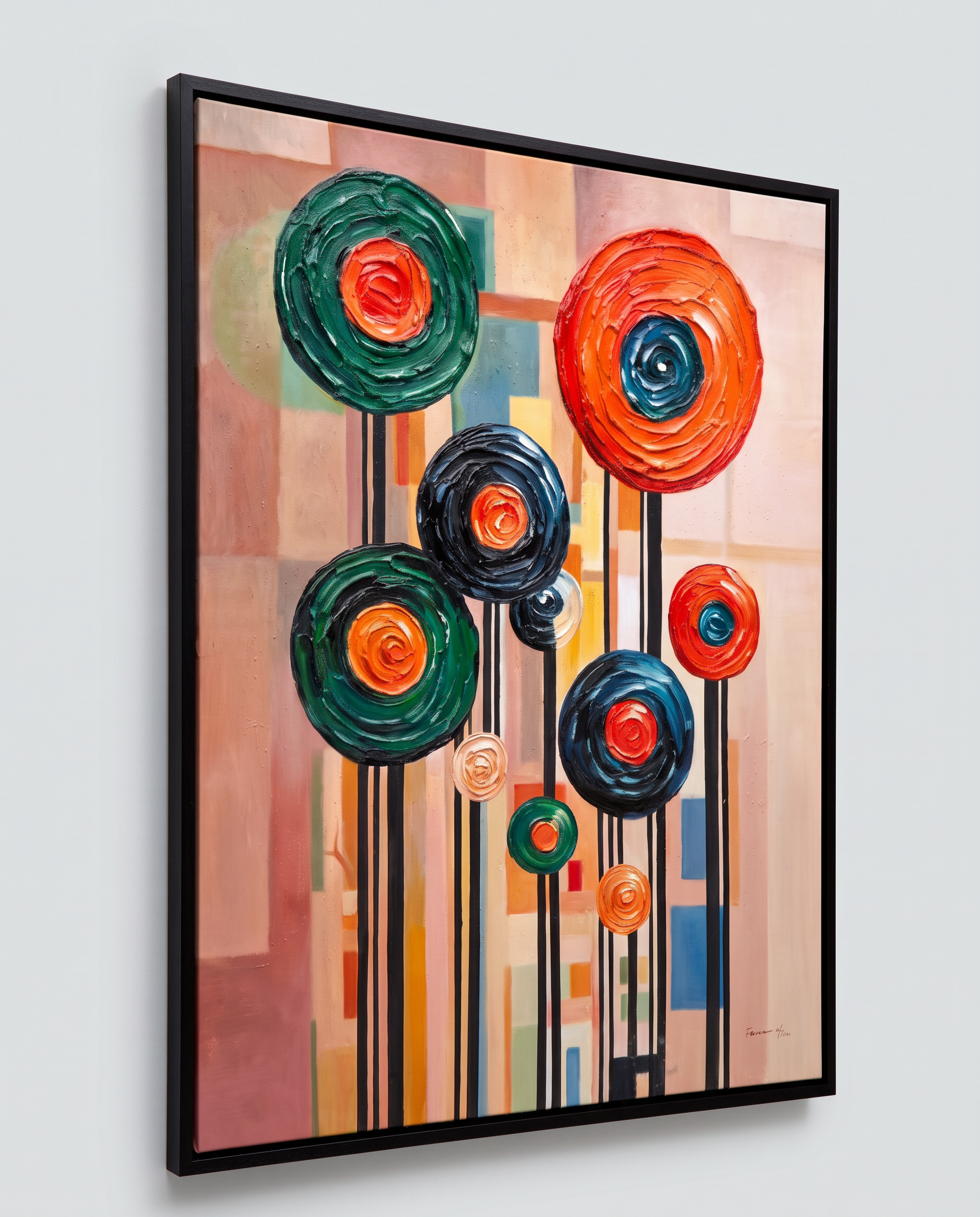 The Mid-Century Grove - Modern Wallart