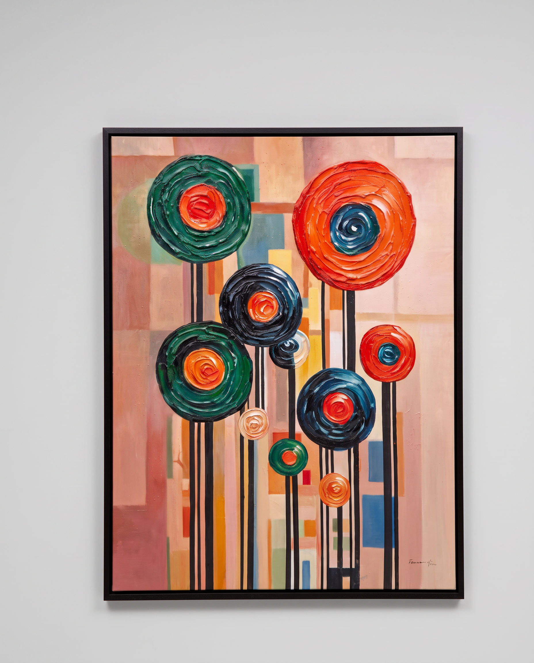 The Mid-Century Grove - Modern Wallart