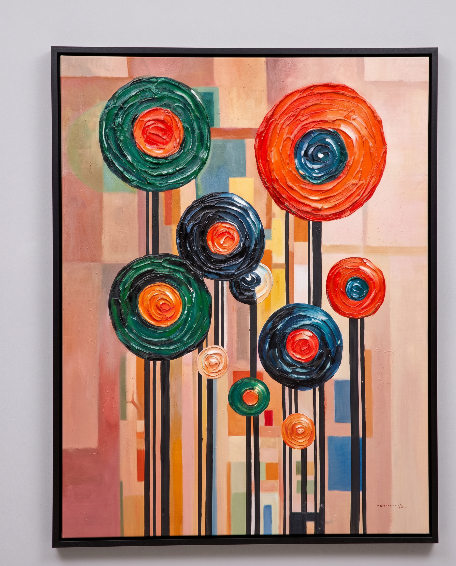 The Mid-Century Grove - Modern Wallart