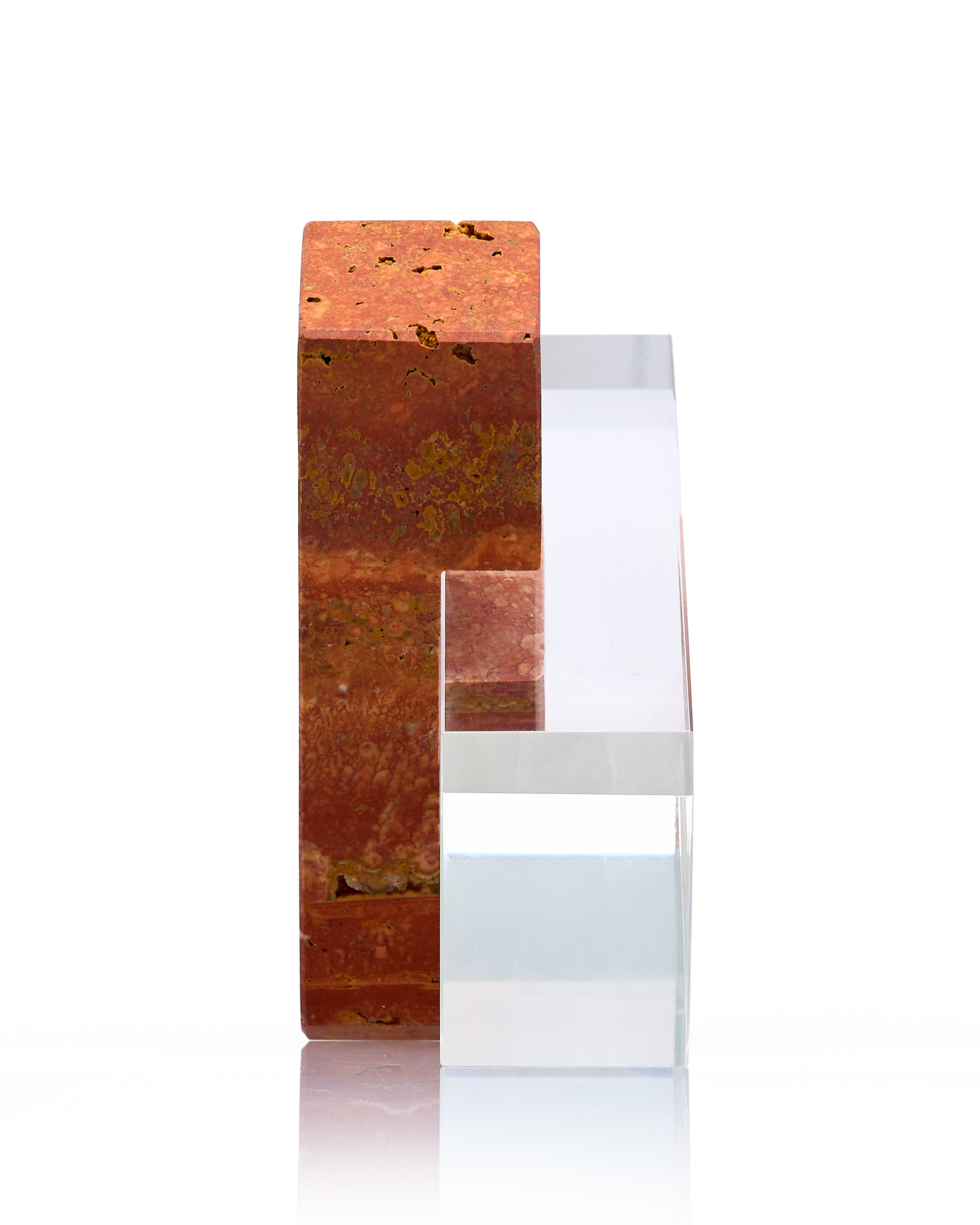 The Obelisk Balance Red Stone Decor
