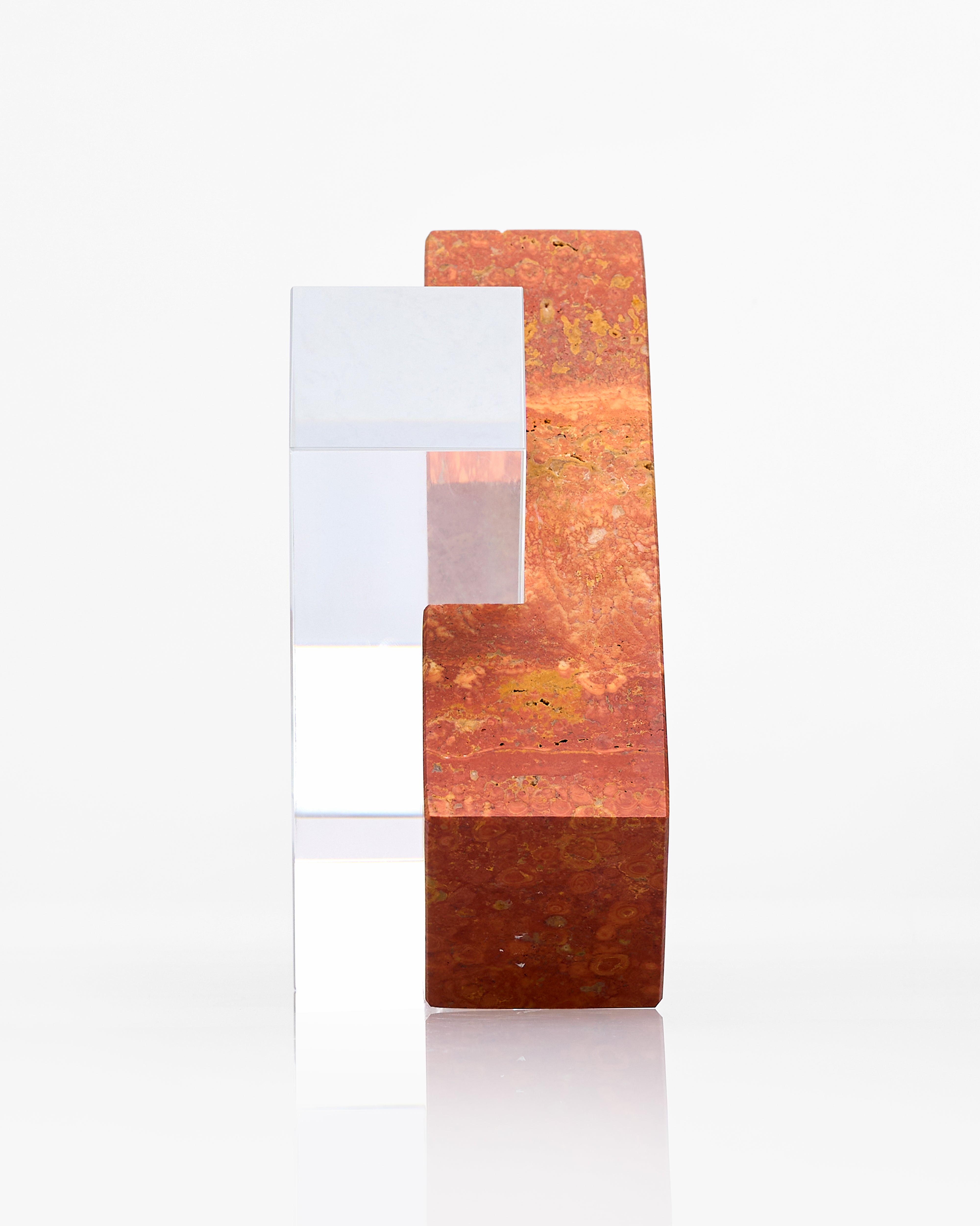 The Obelisk Balance Red Stone Decor