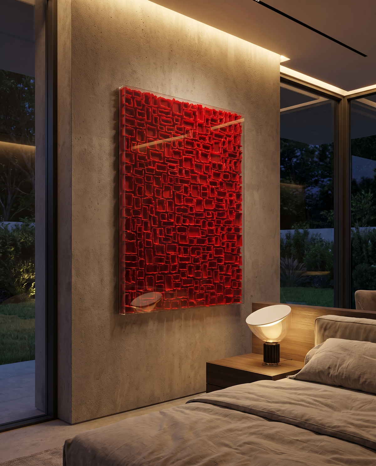 The Obsidian Rift - Modern Luxury Wallart