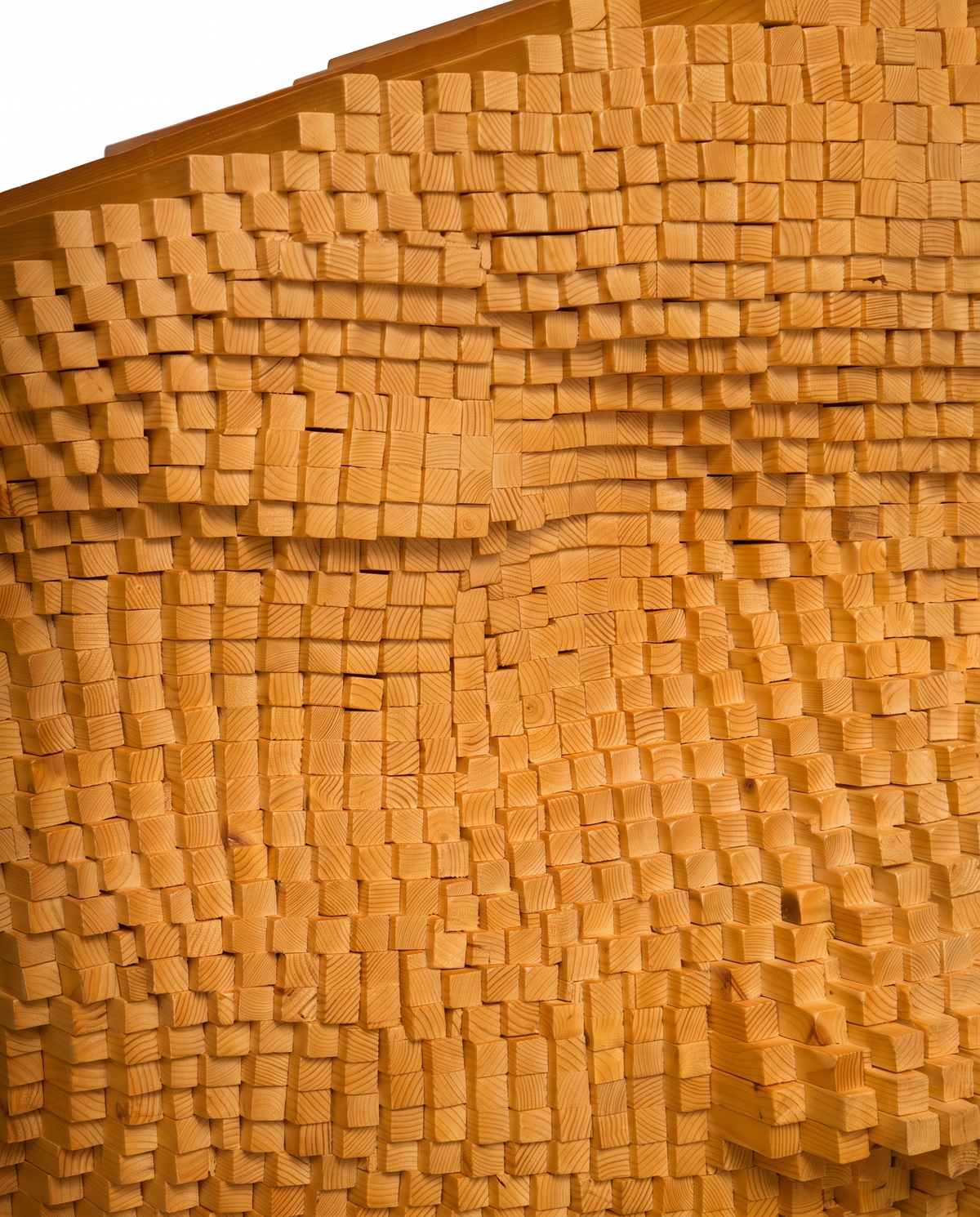The Quiet Mind Wooden Face Sculpture Large